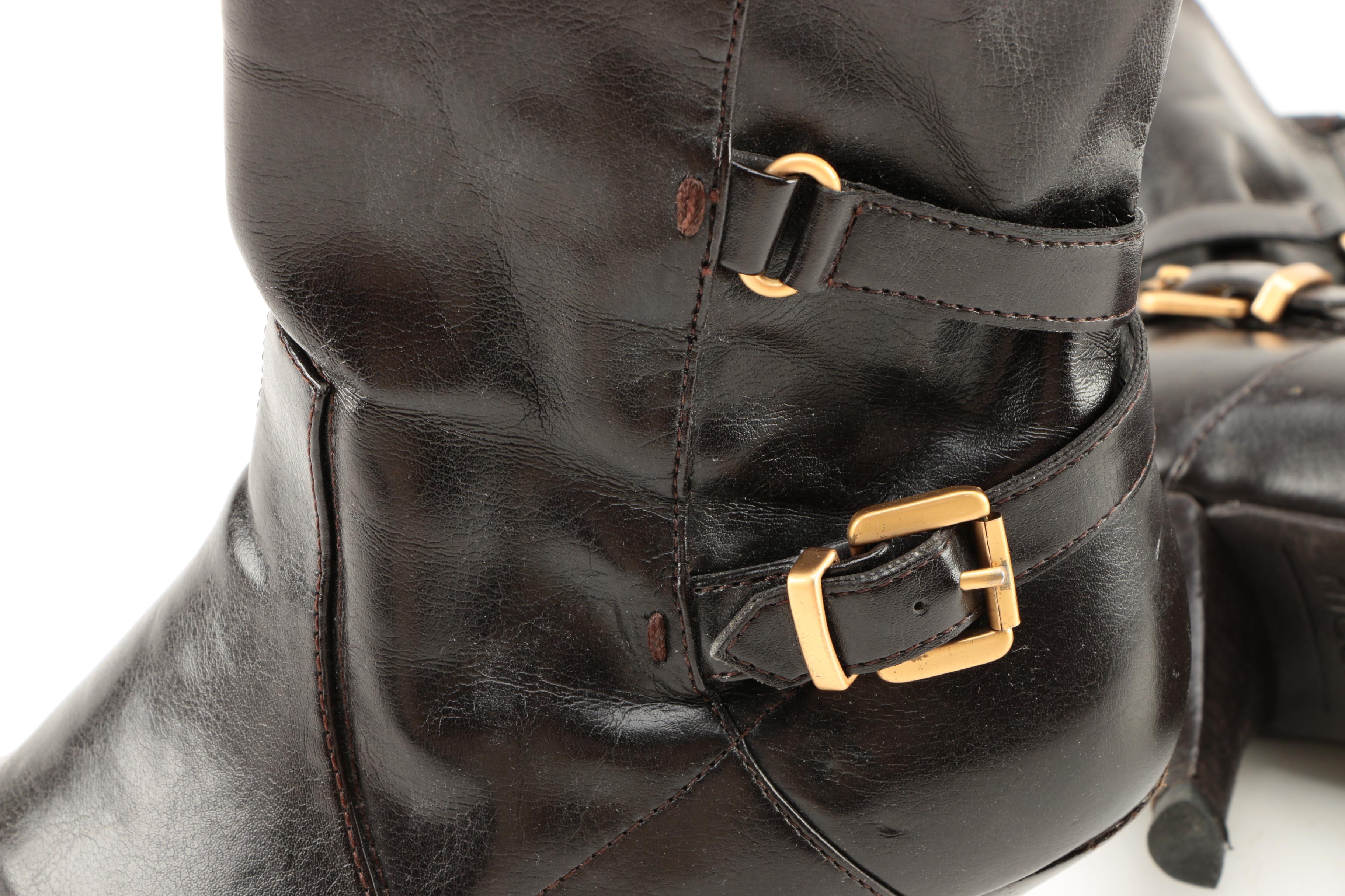 Two Pairs Women's Boots Featuring Frye