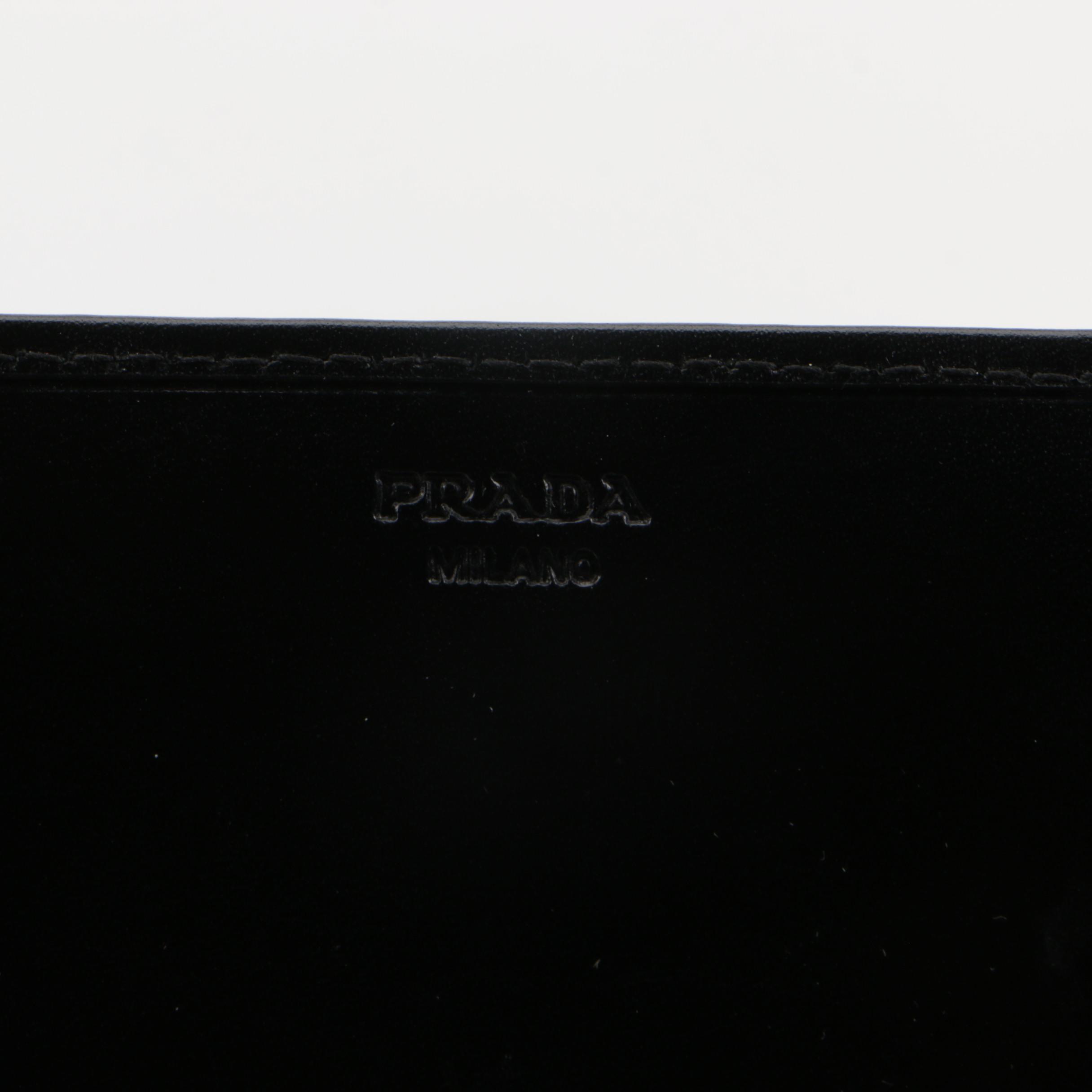Prada Milano Beaded Clutch Wallet