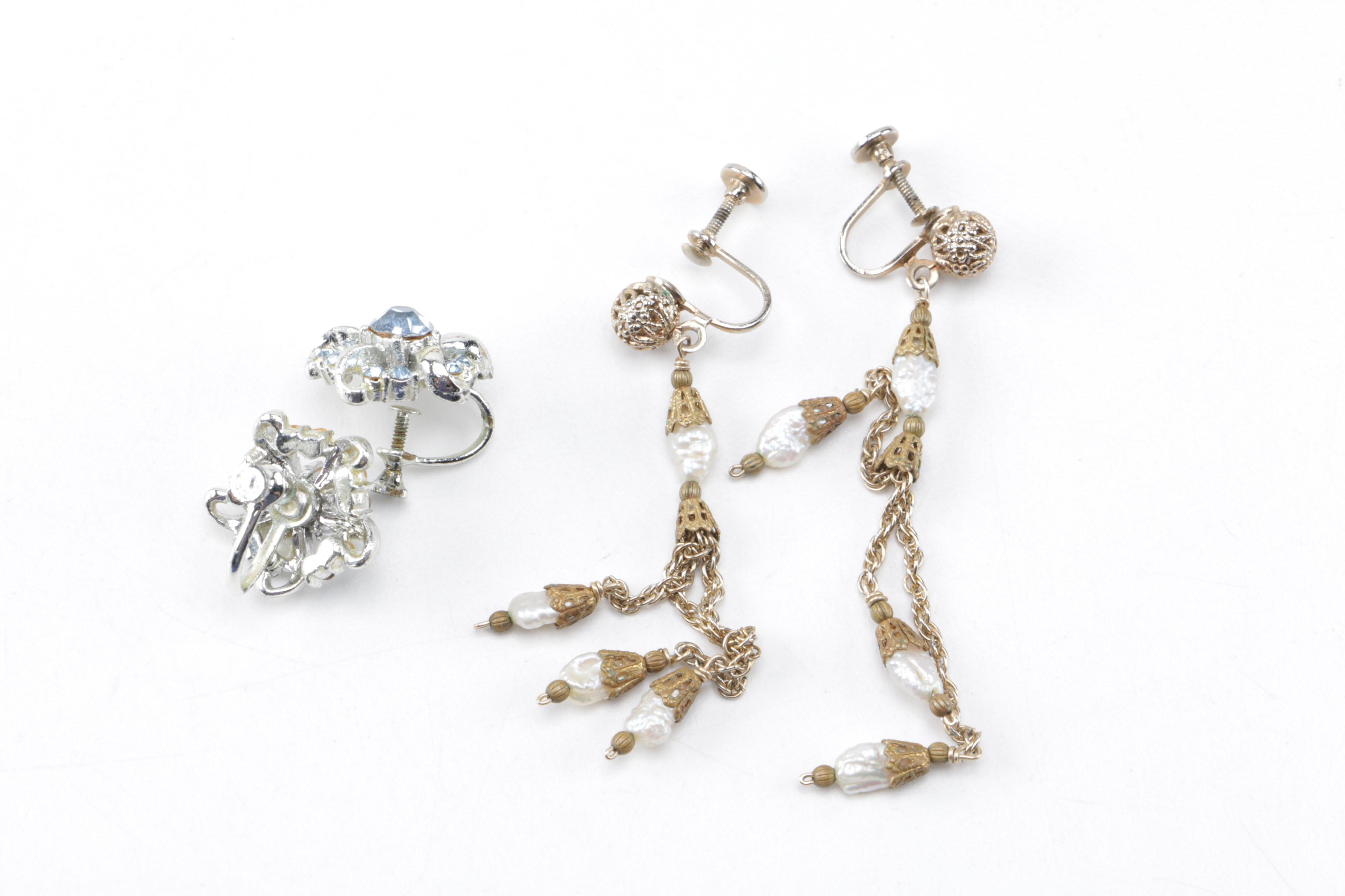 Assortment of Costume Jewelry Featuring Laurel Burch and Napier