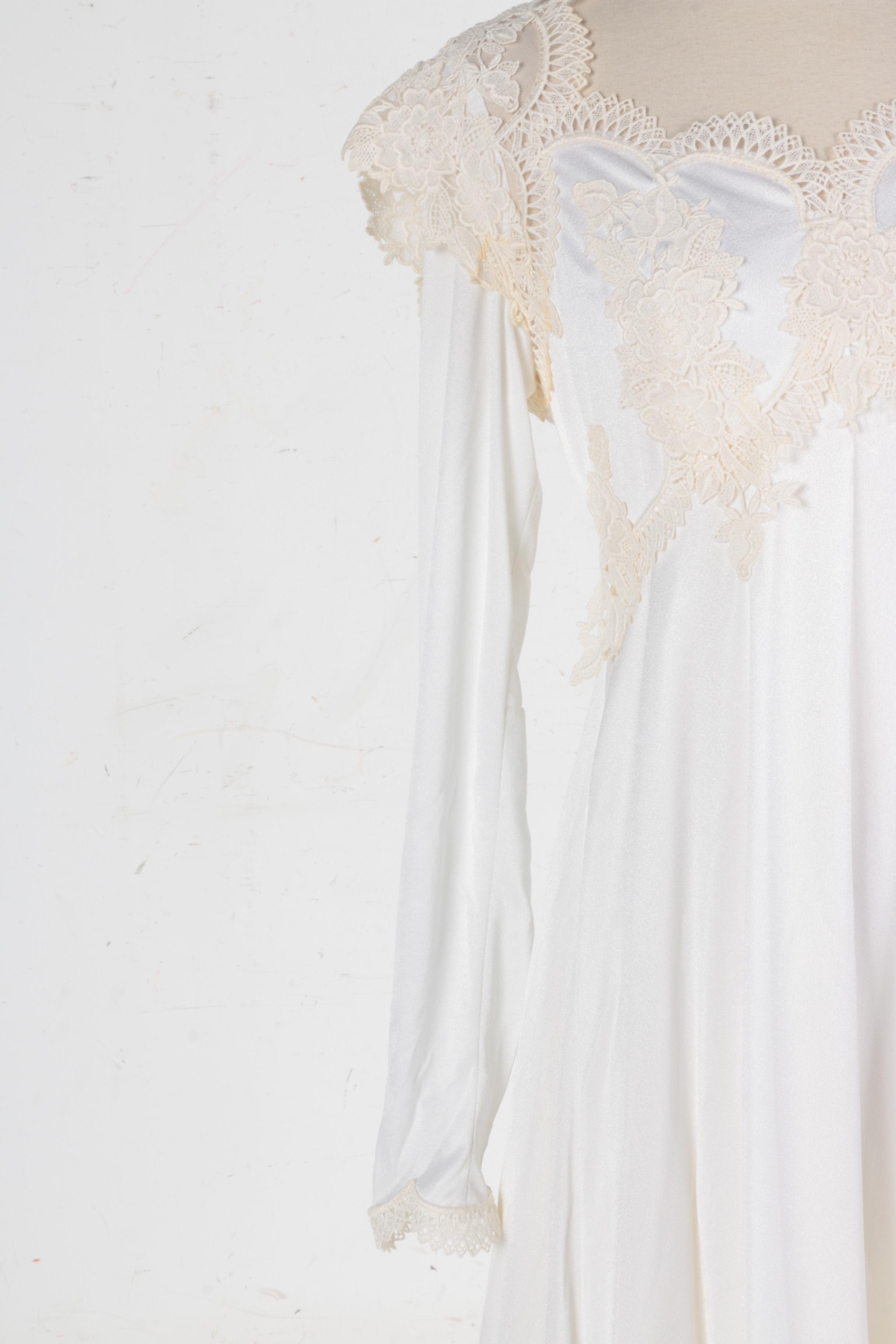 Vintage Christos Bridal Couture Liquid Satin Bridal Gown