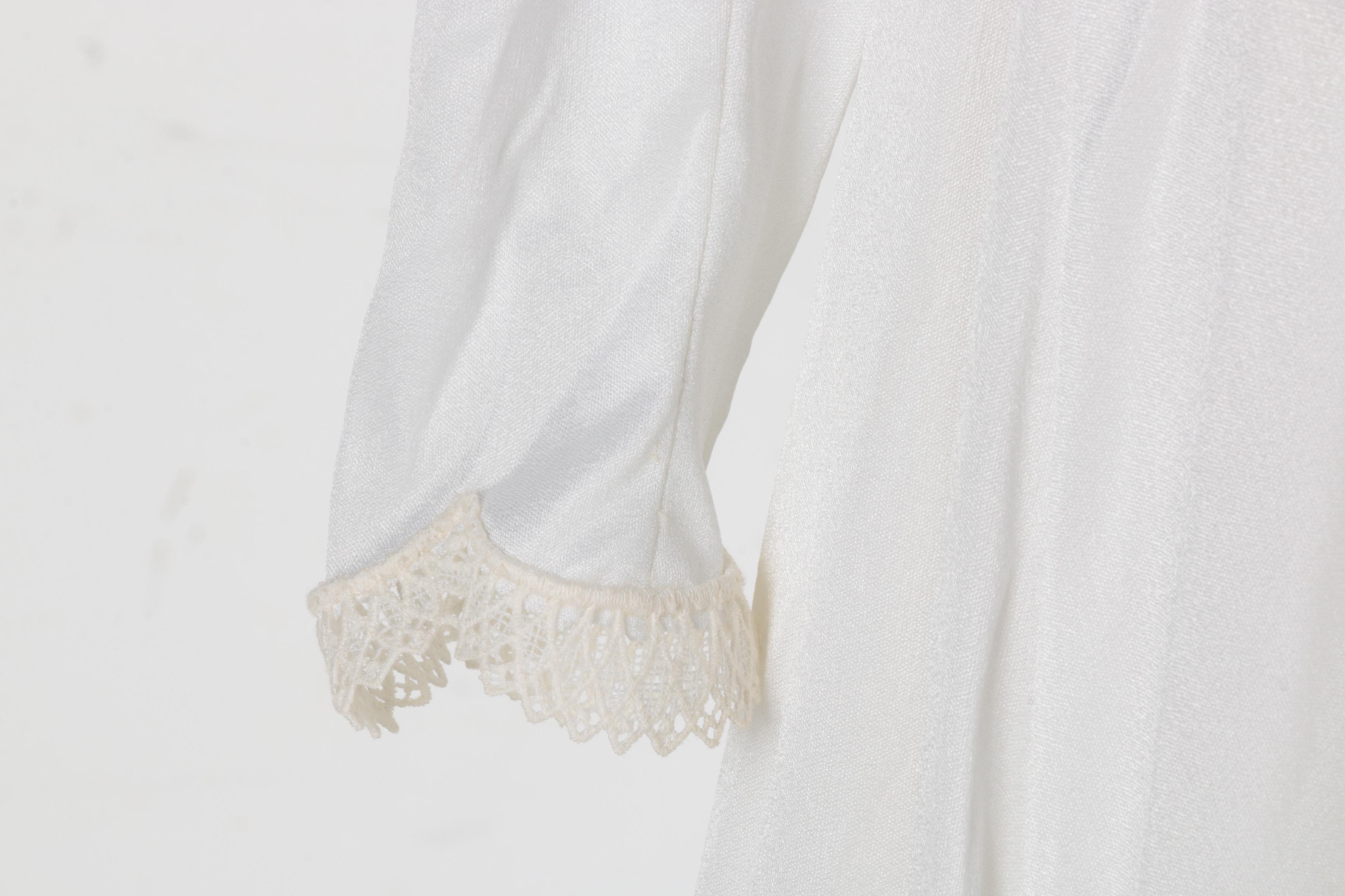 Vintage Christos Bridal Couture Liquid Satin Bridal Gown