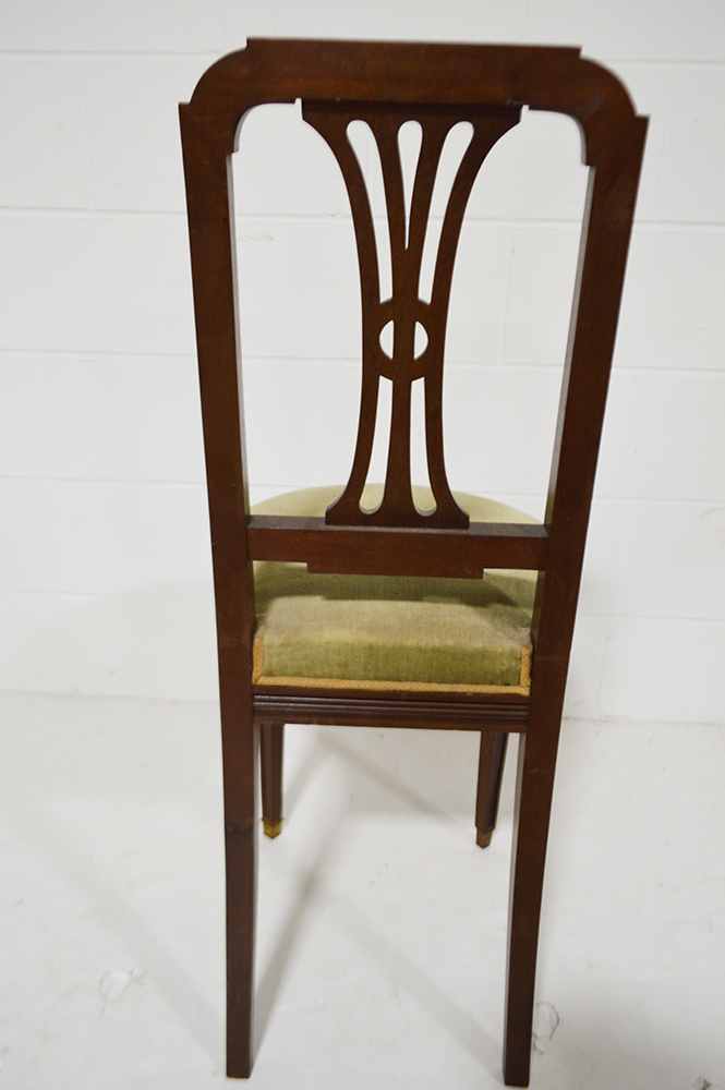 Antique Directoire Style Side Chair