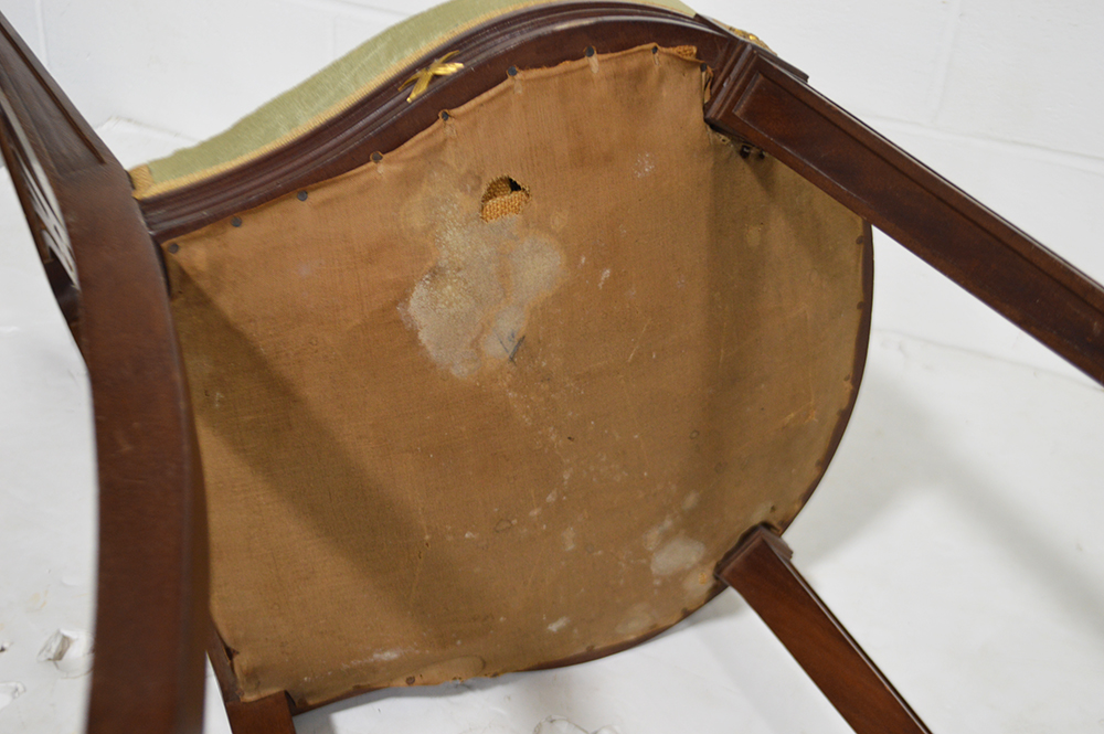 Antique Directoire Style Side Chair