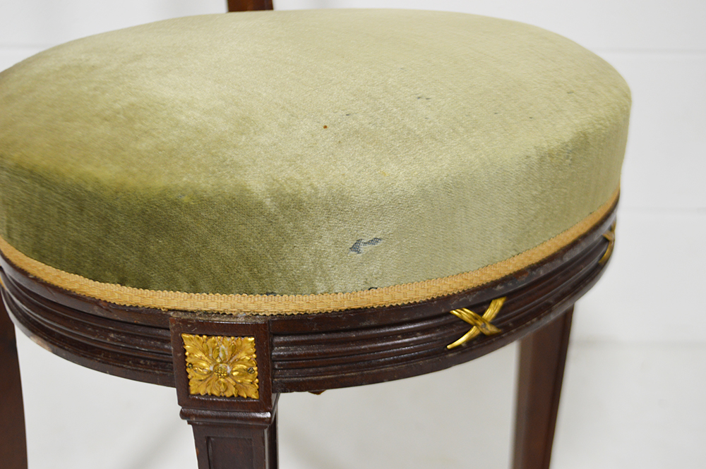 Antique Directoire Style Side Chair