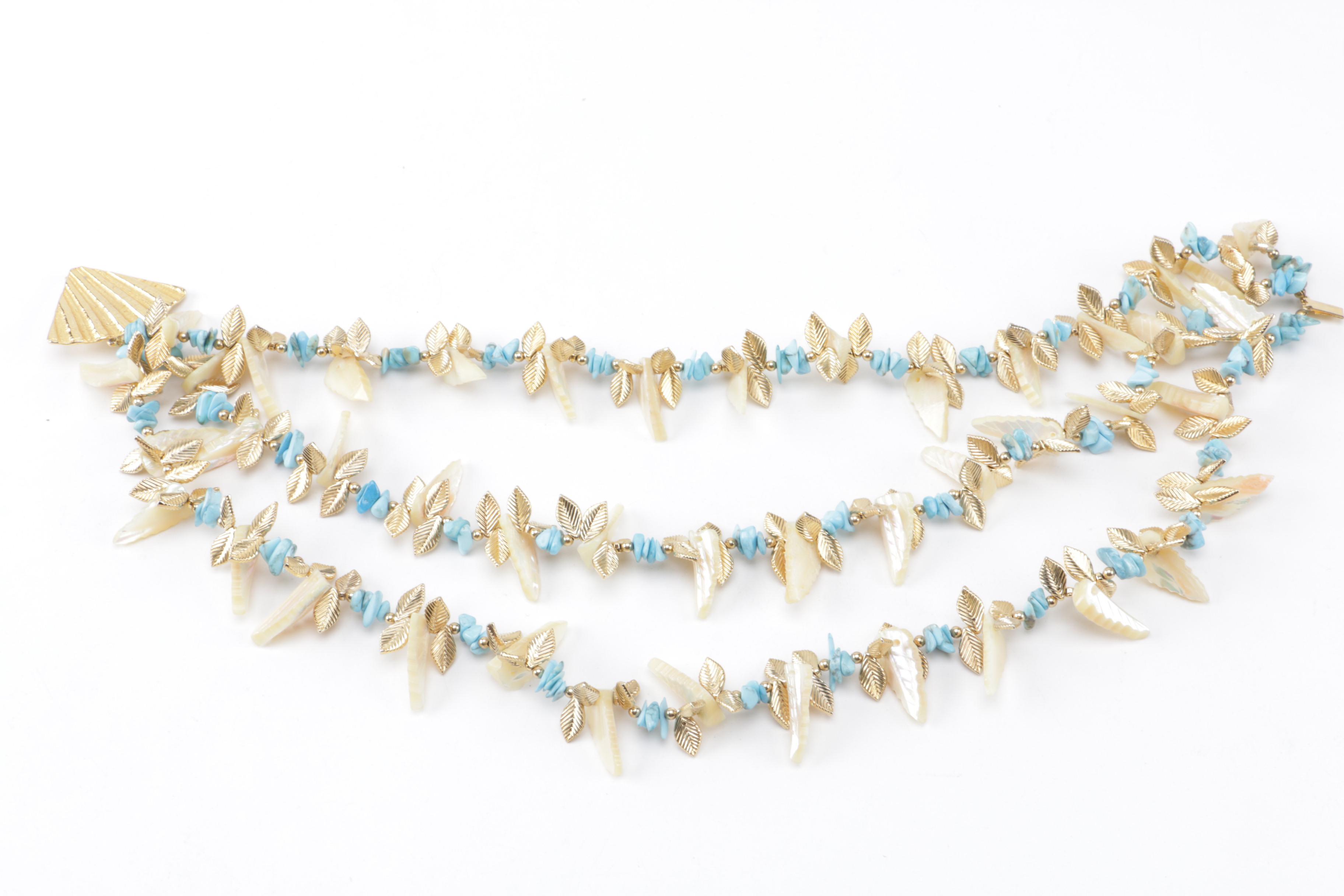 Vintage Foliate Jewelry Featuring Laurel Burch