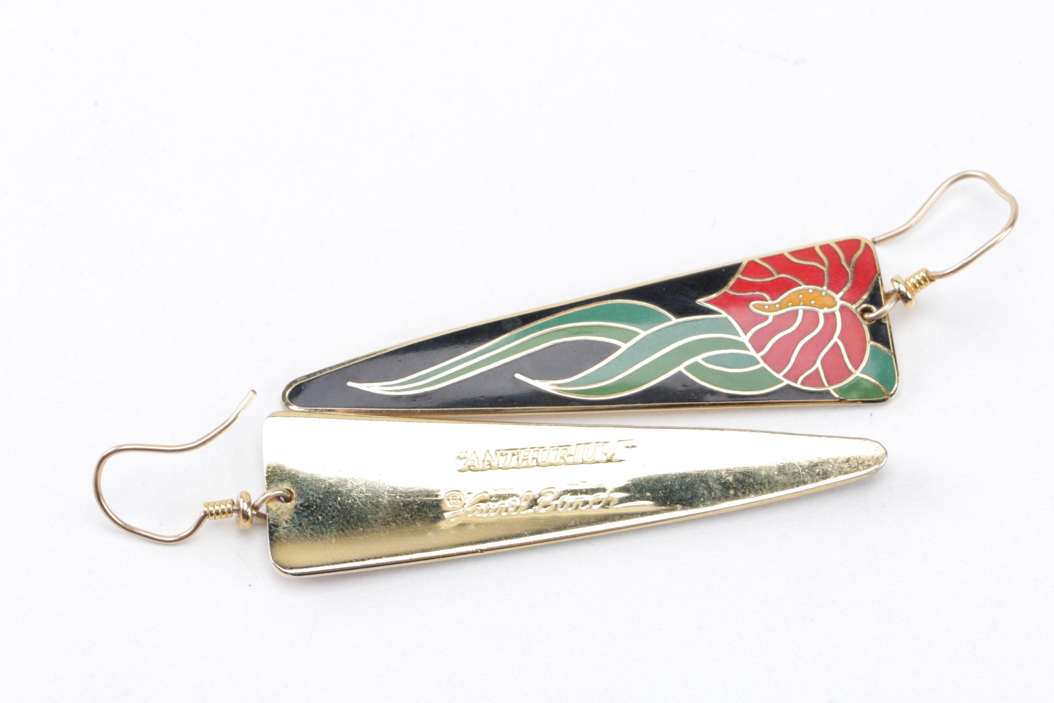 Vintage Foliate Jewelry Featuring Laurel Burch