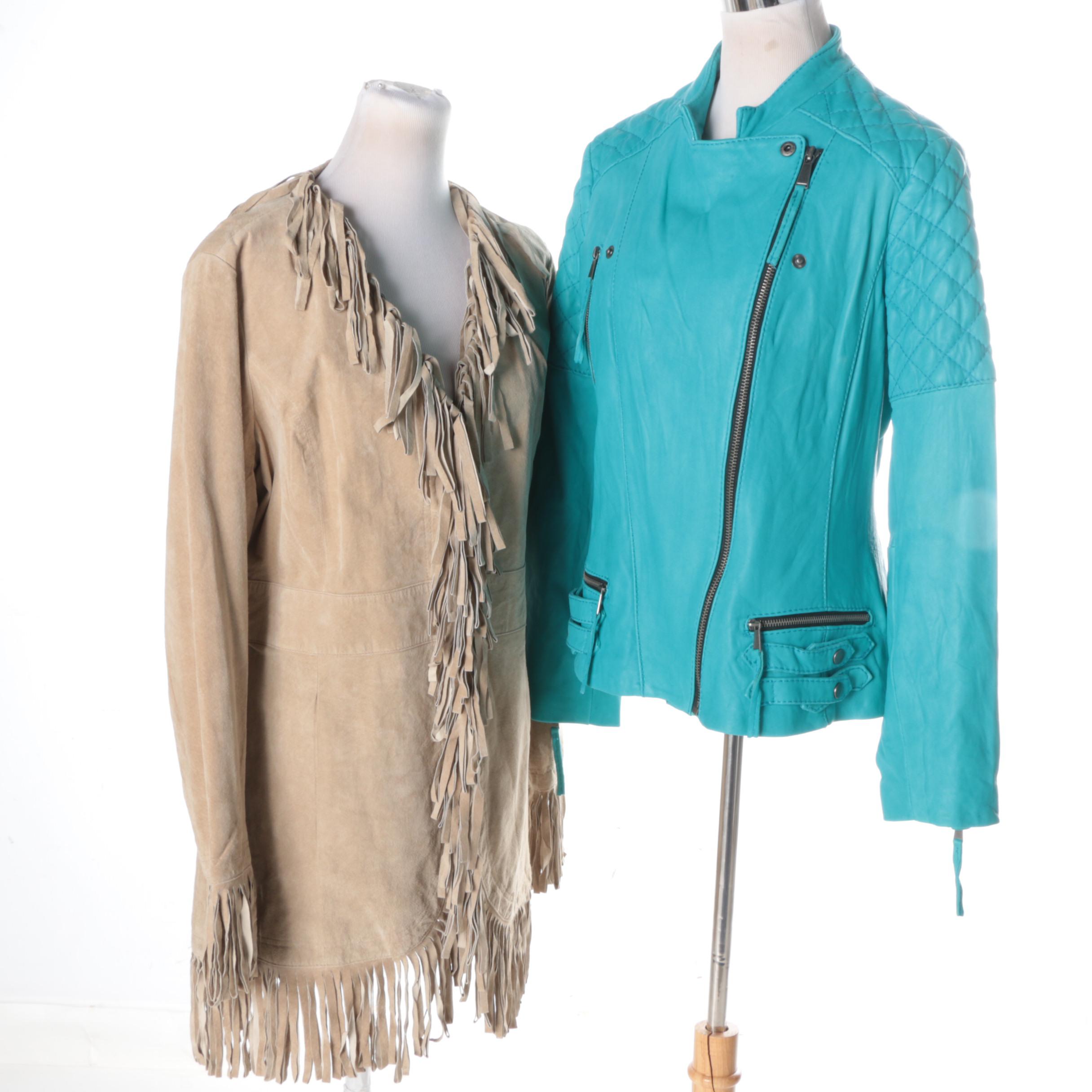 Women's Neiman Marcus Exclusive Leather Jackets