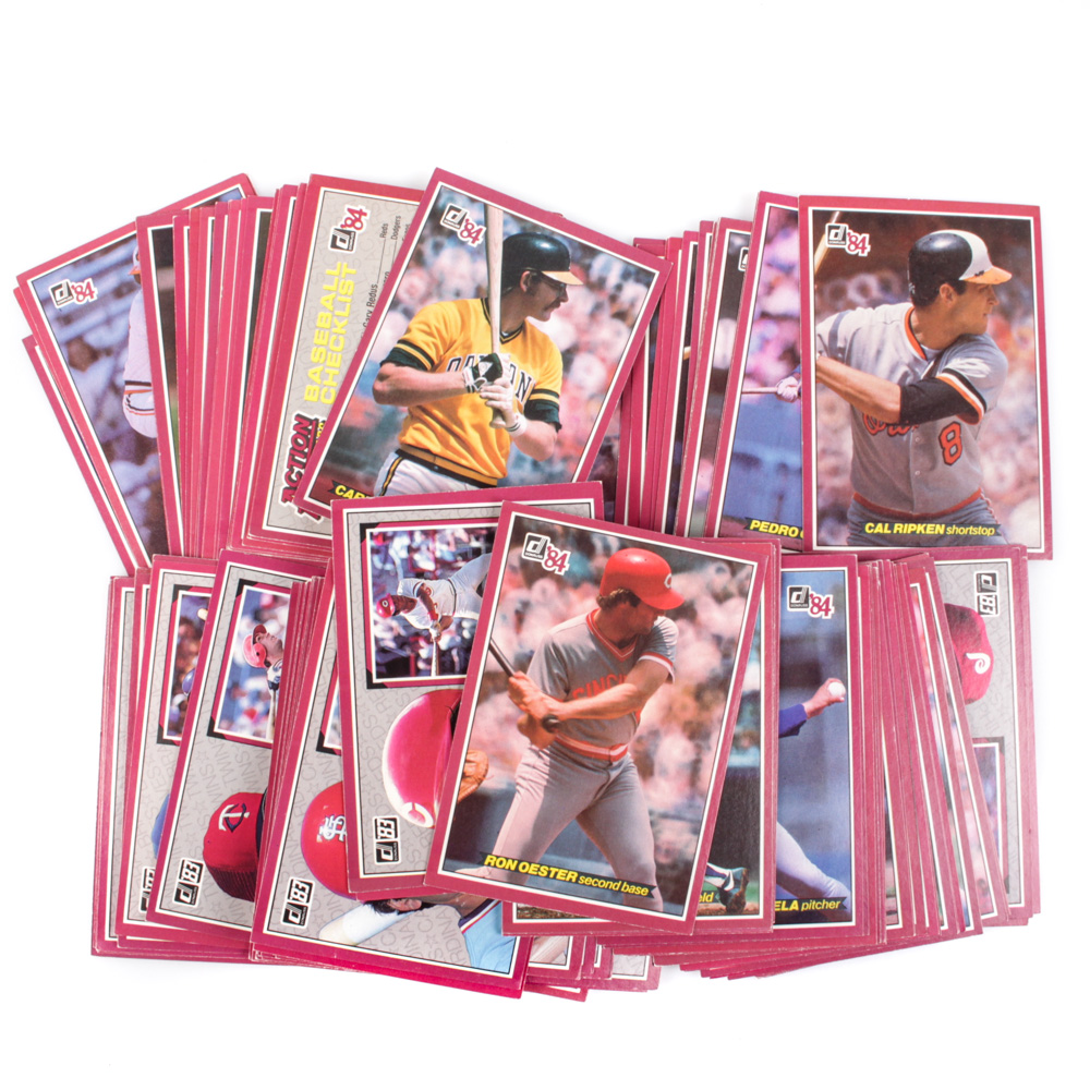 1983 and 1984 Donruss Baseball Cards