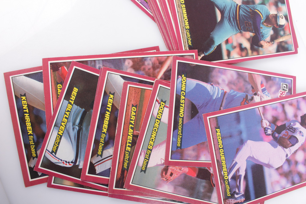 1983 and 1984 Donruss Baseball Cards