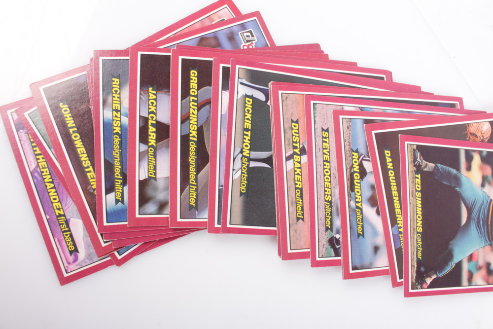 1983 and 1984 Donruss Baseball Cards