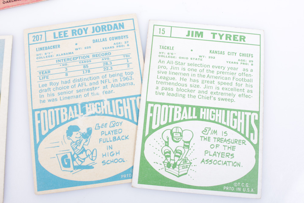 1950s and 1960s Football Cards