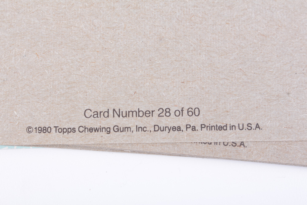 1980 Topps Super Baseball Cards