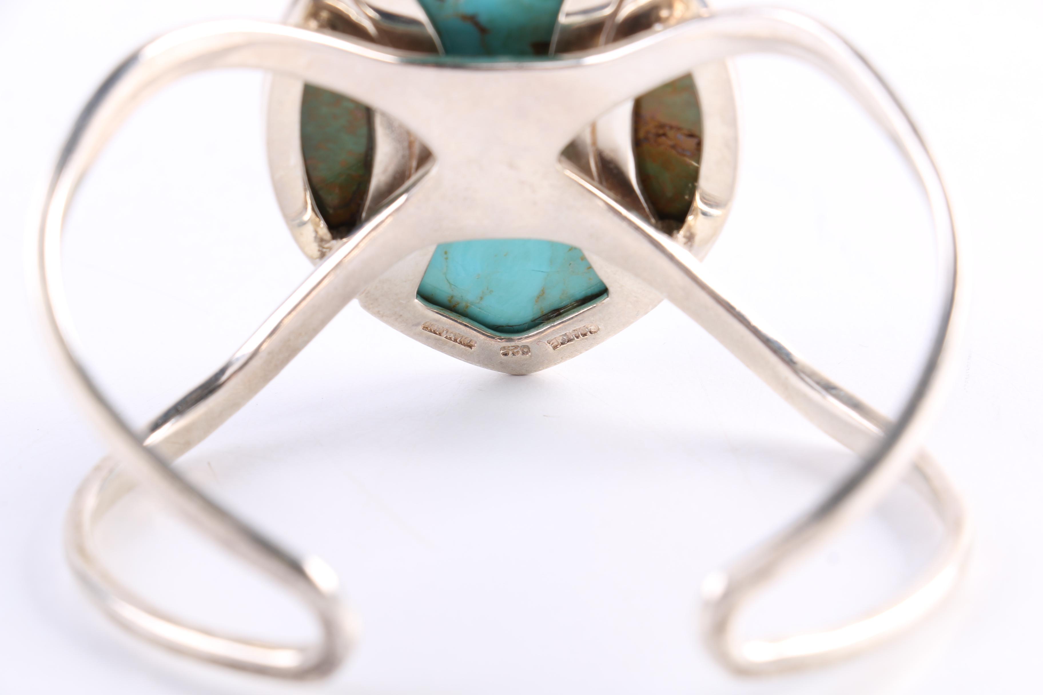 Sterling Silver Turquoise Ring and Bracelet