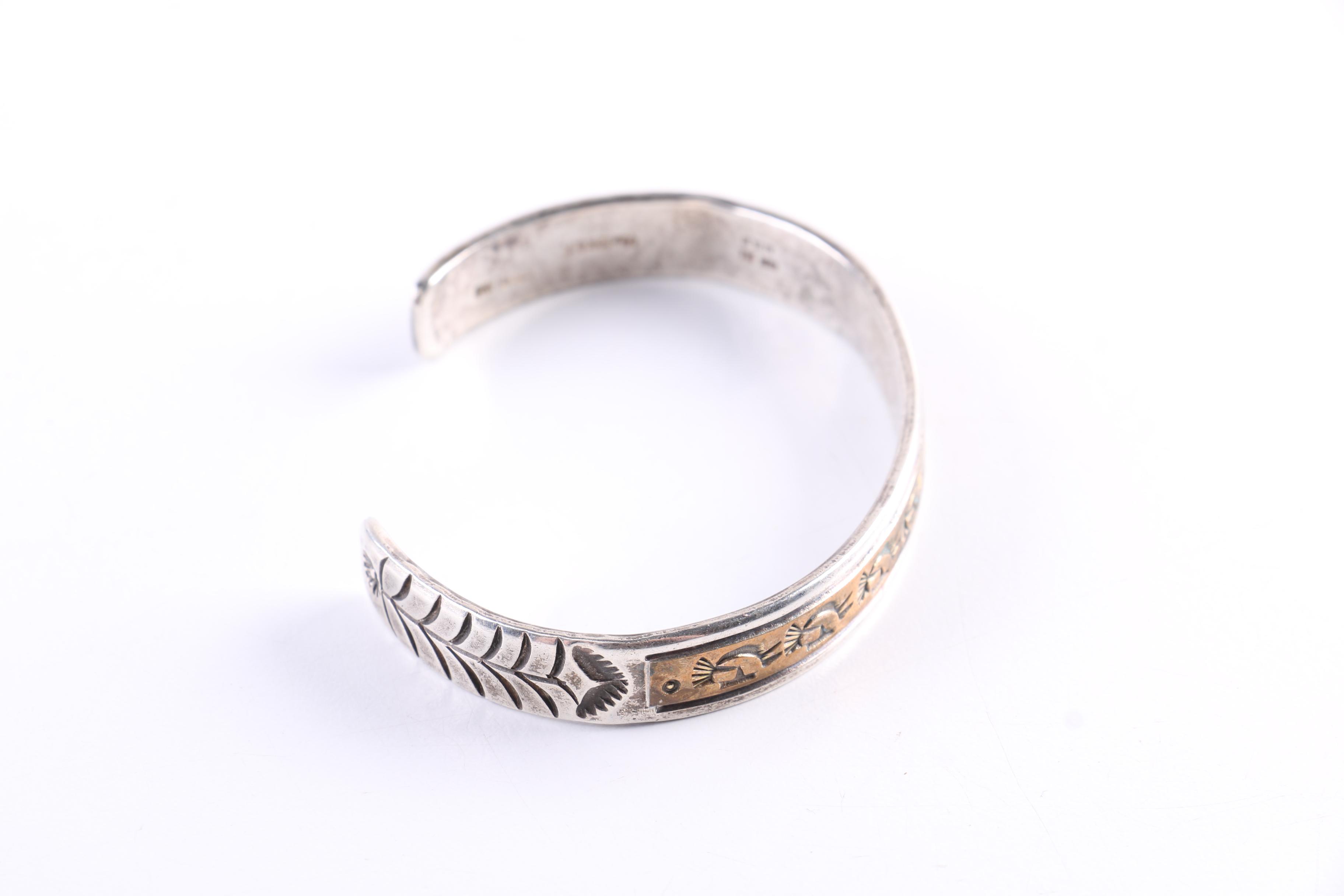 Mexican and Navajo Sterling Silver Jewelry Featuring Kenneth and Mary Bill