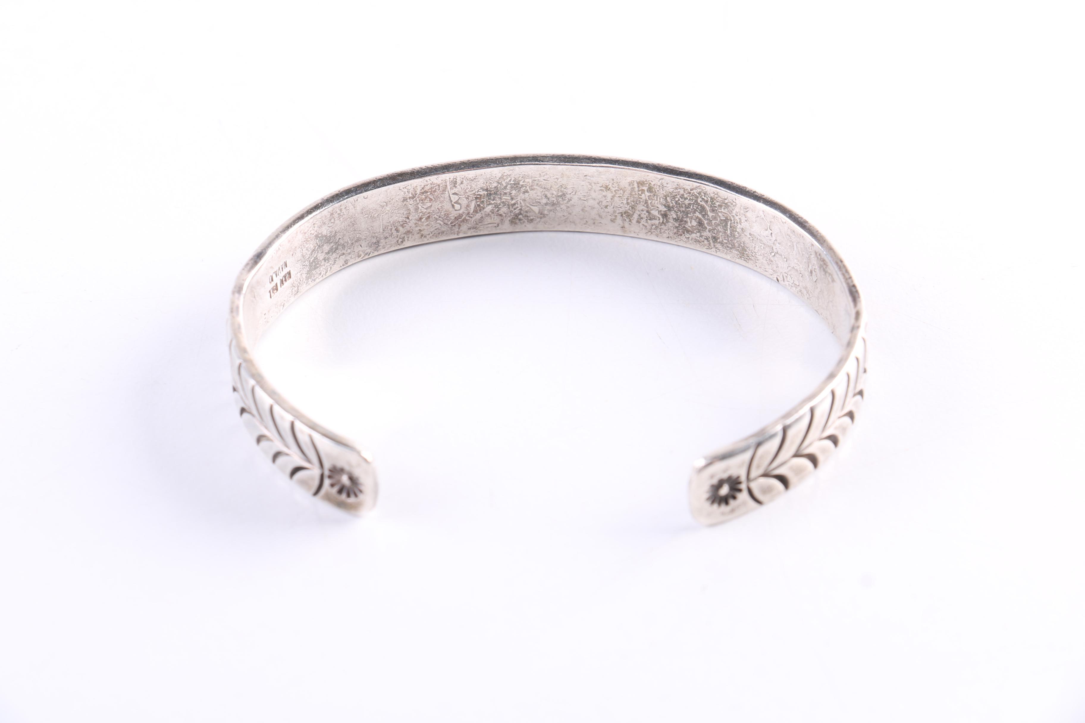 Mexican and Navajo Sterling Silver Jewelry Featuring Kenneth and Mary Bill