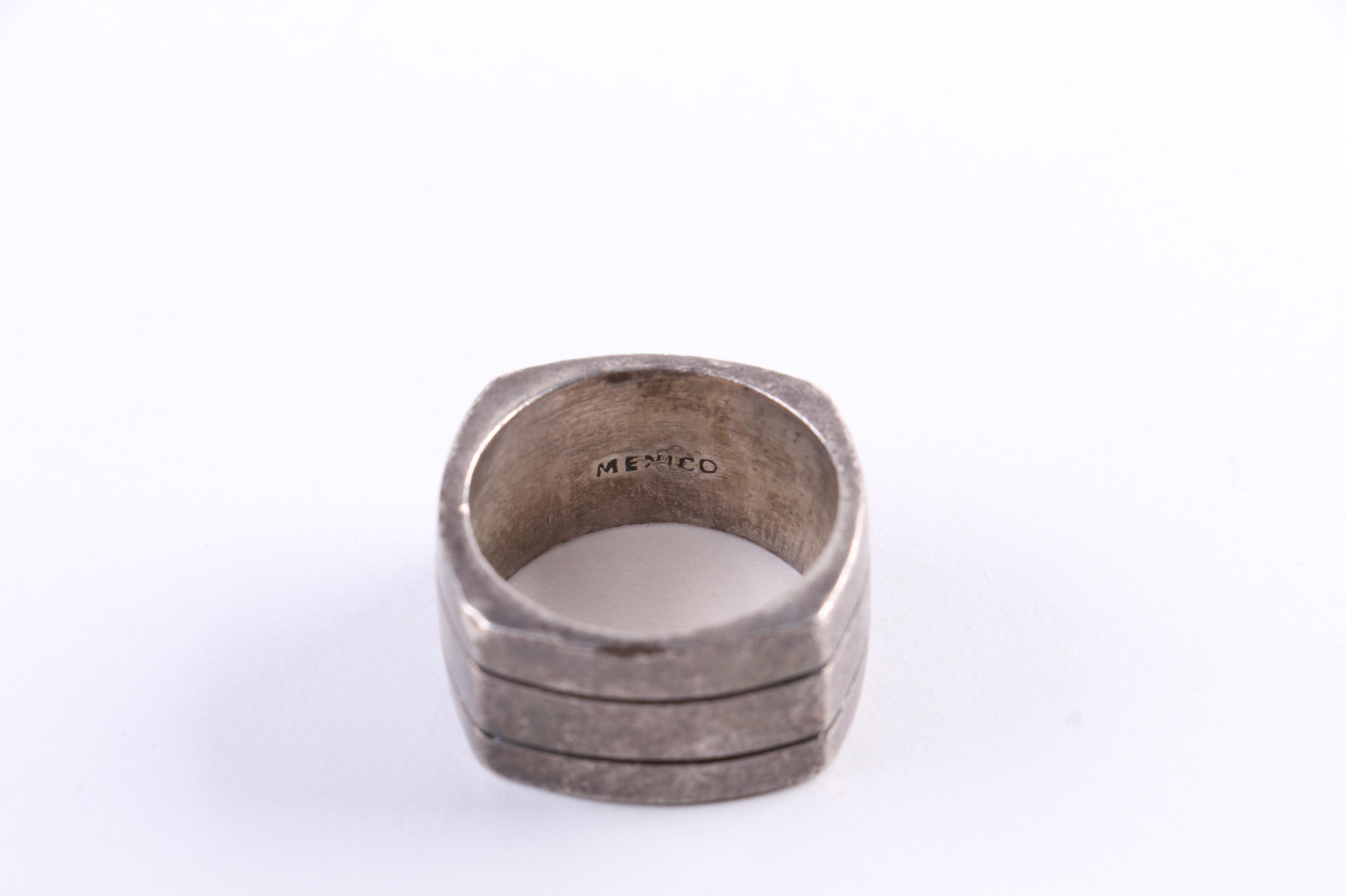 Mexican and Navajo Sterling Silver Jewelry Featuring Kenneth and Mary Bill