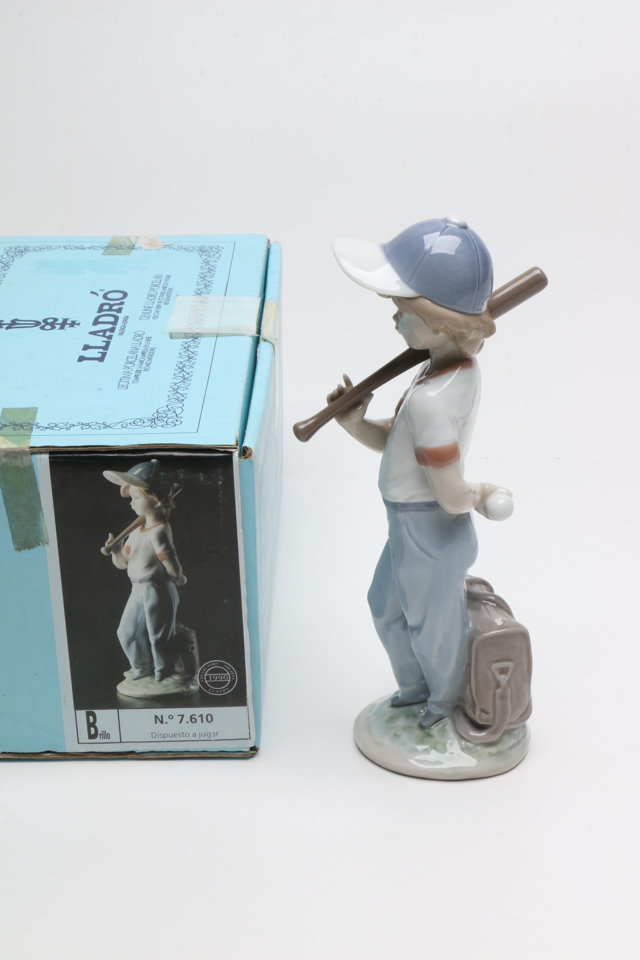 Lladro figurine "Dispuesto a Jugar" 1990