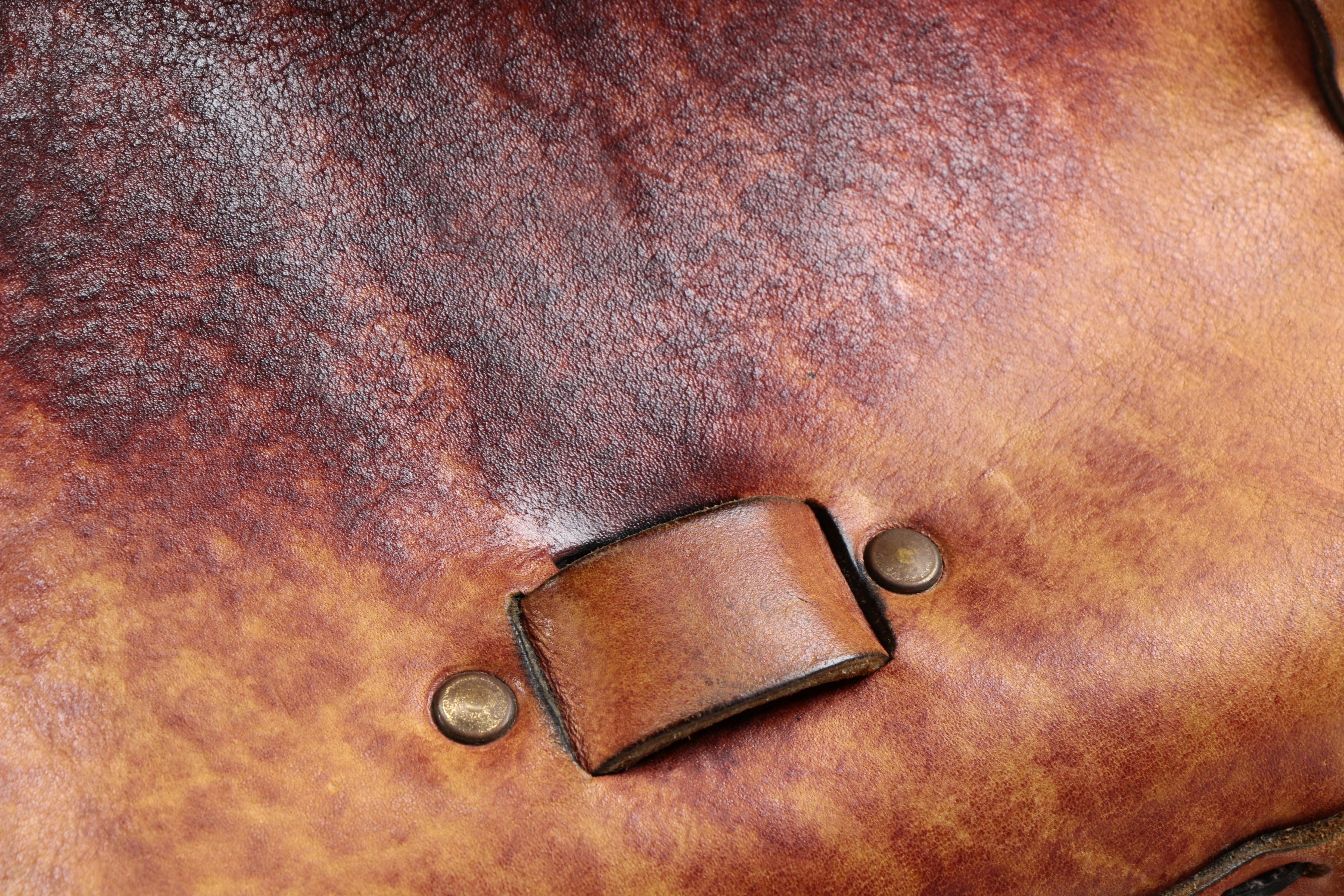 Leather Front Flap Shoulder Bag