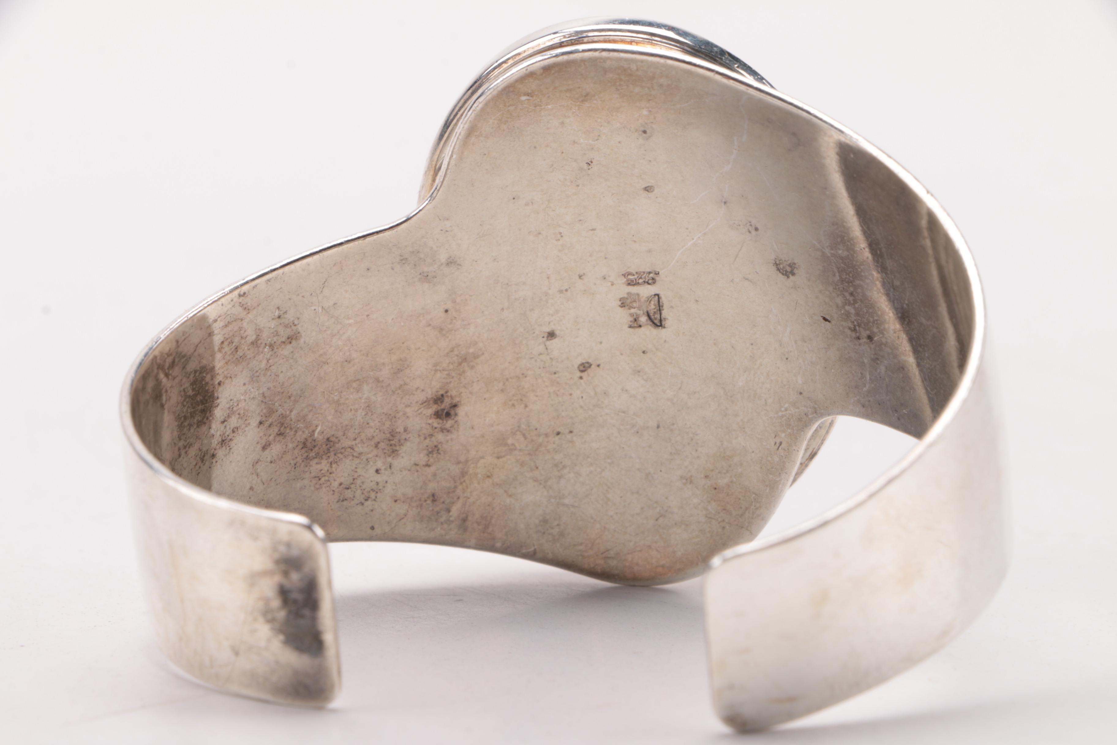 Selection of Sterling Silver Tiger's Eye, Jasper, and Cubic Zirconia Jewelry