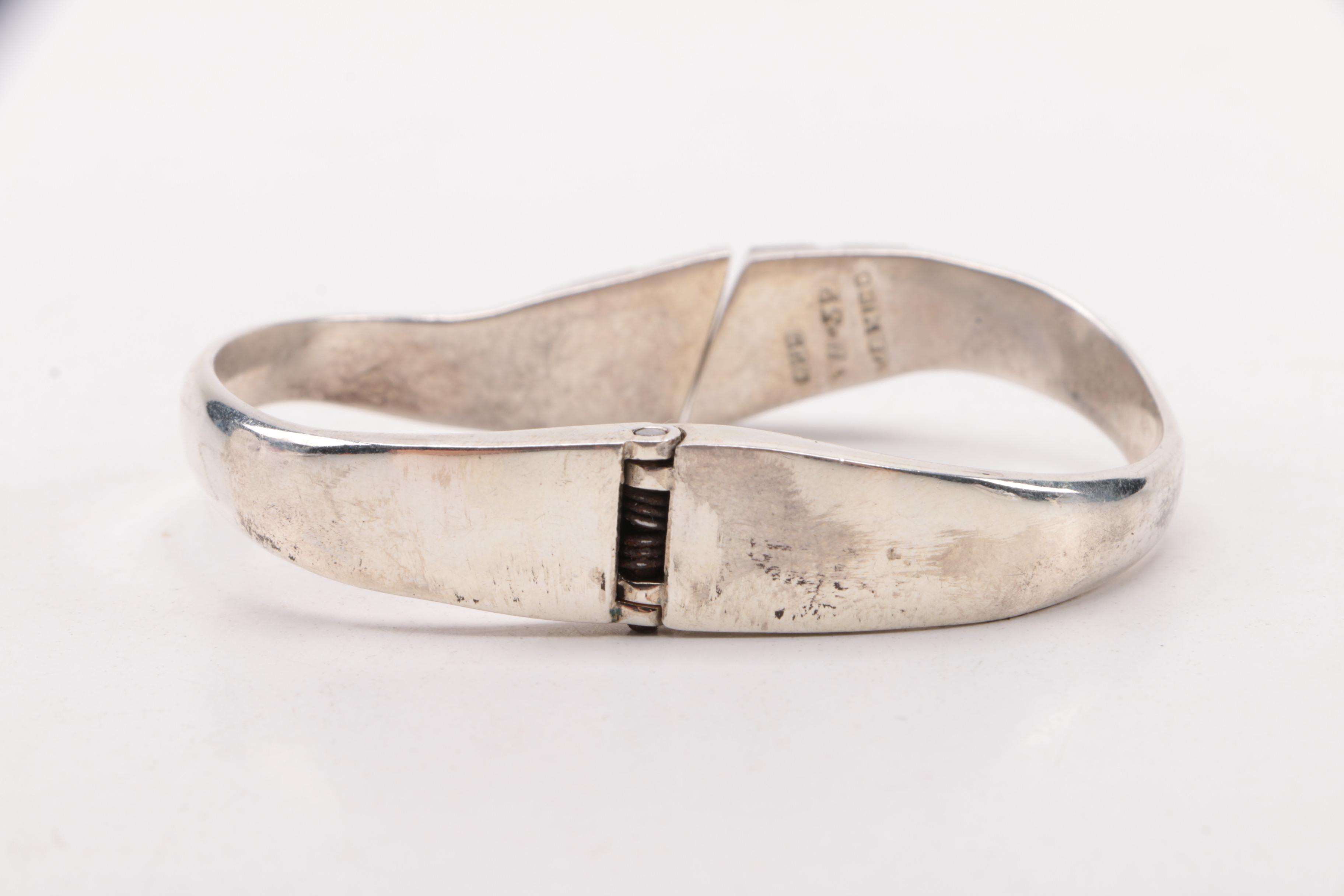 Selection of Sterling Silver Tiger's Eye, Jasper, and Cubic Zirconia Jewelry