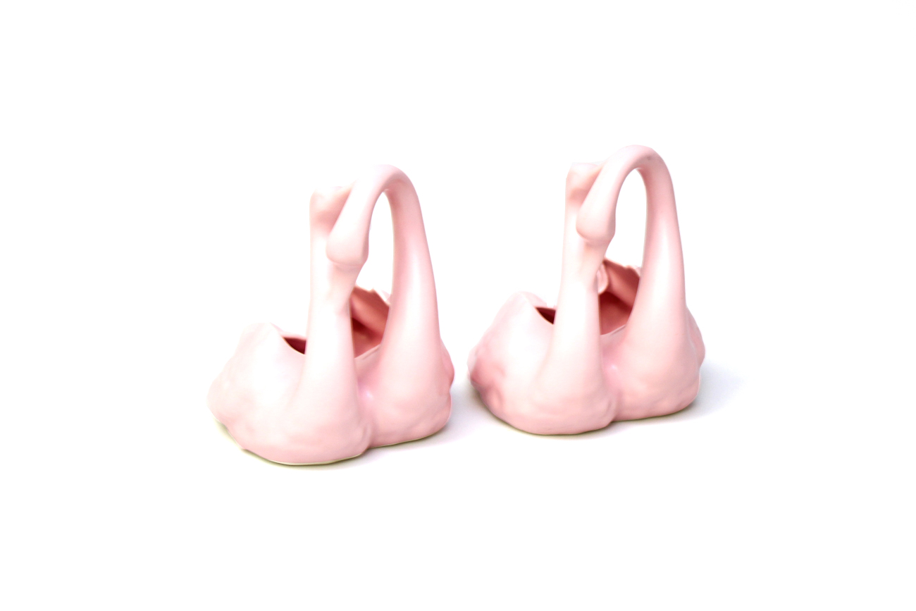 Camark Pink Swan Planters