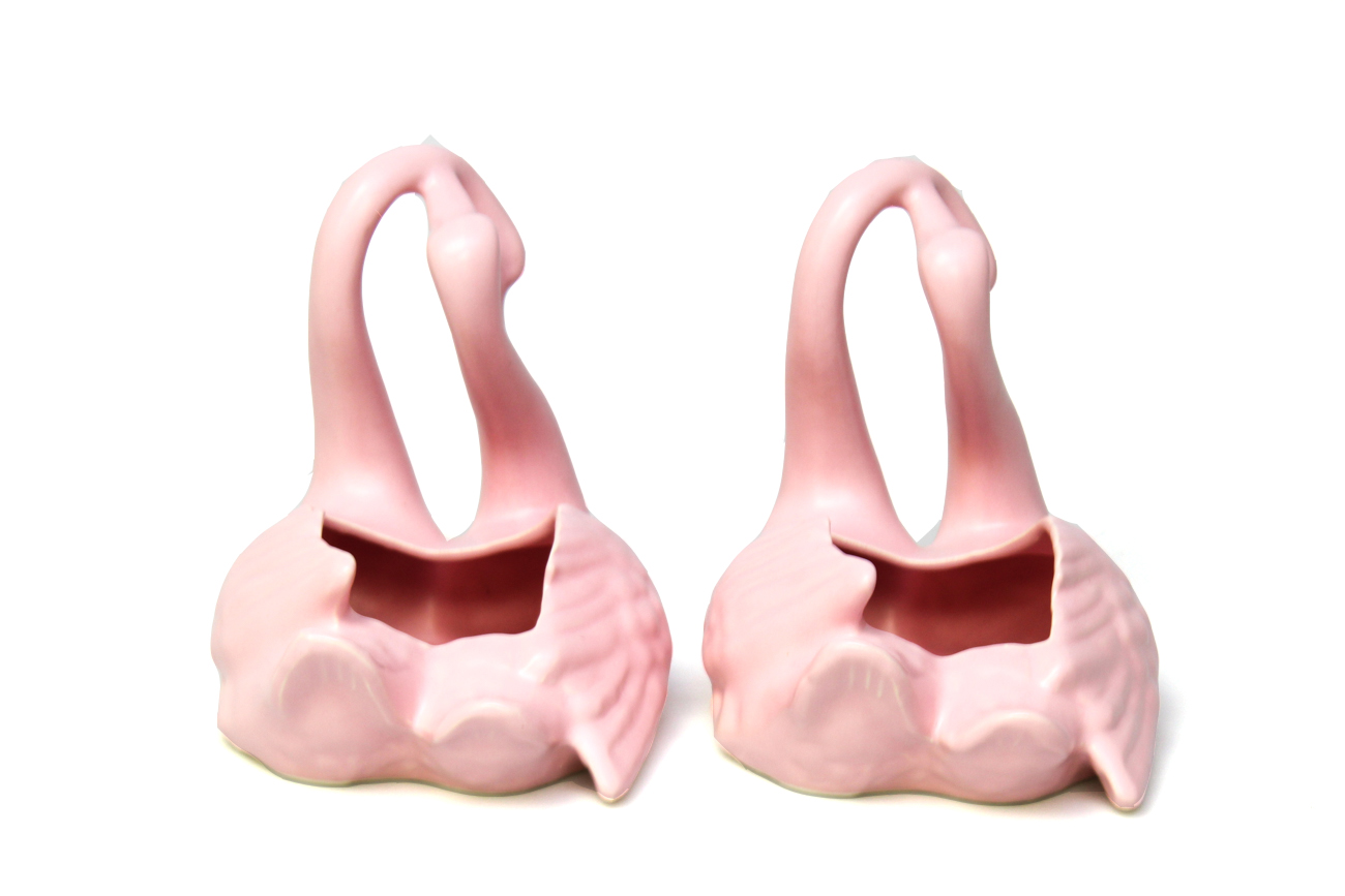 Camark Pink Swan Planters