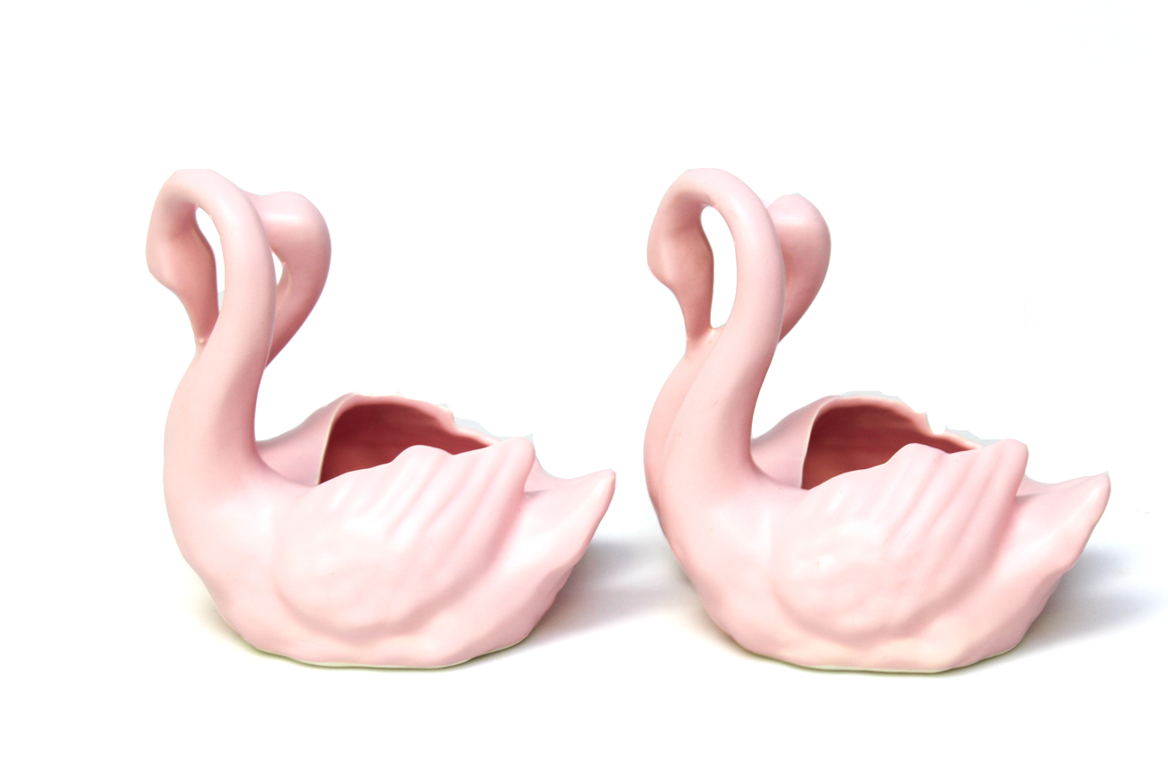 Camark Pink Swan Planters