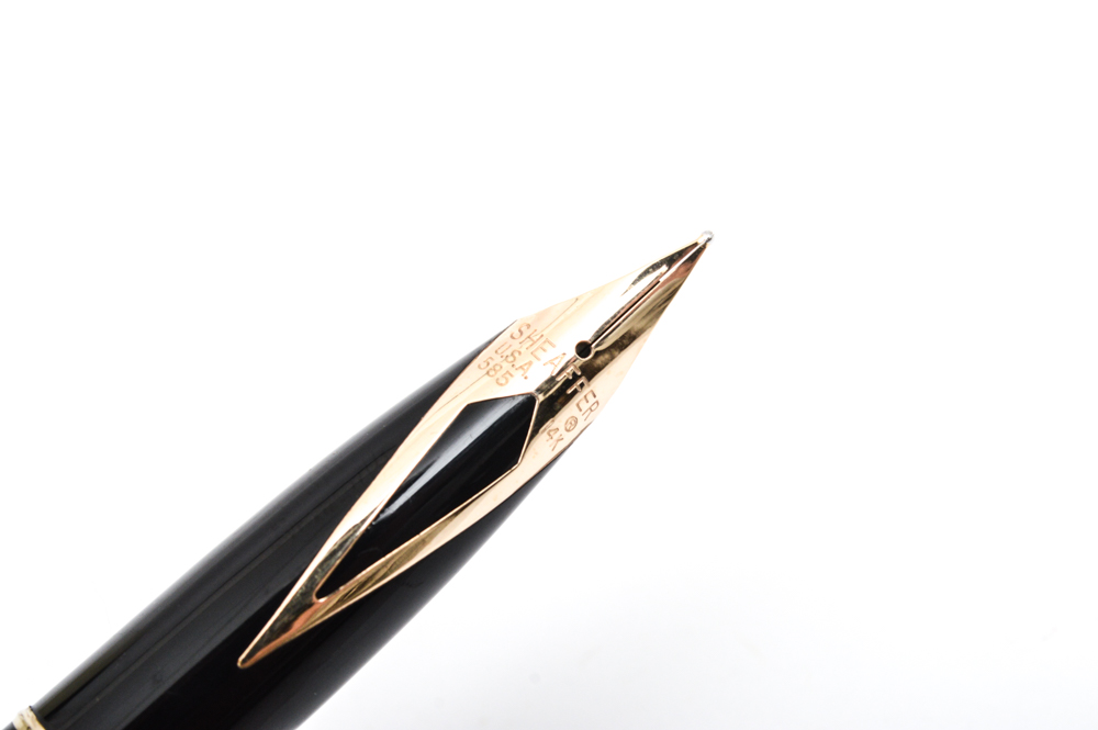 Vintage Sheaffer Sterling Silver Fountain Pen with 14K Gold Nib