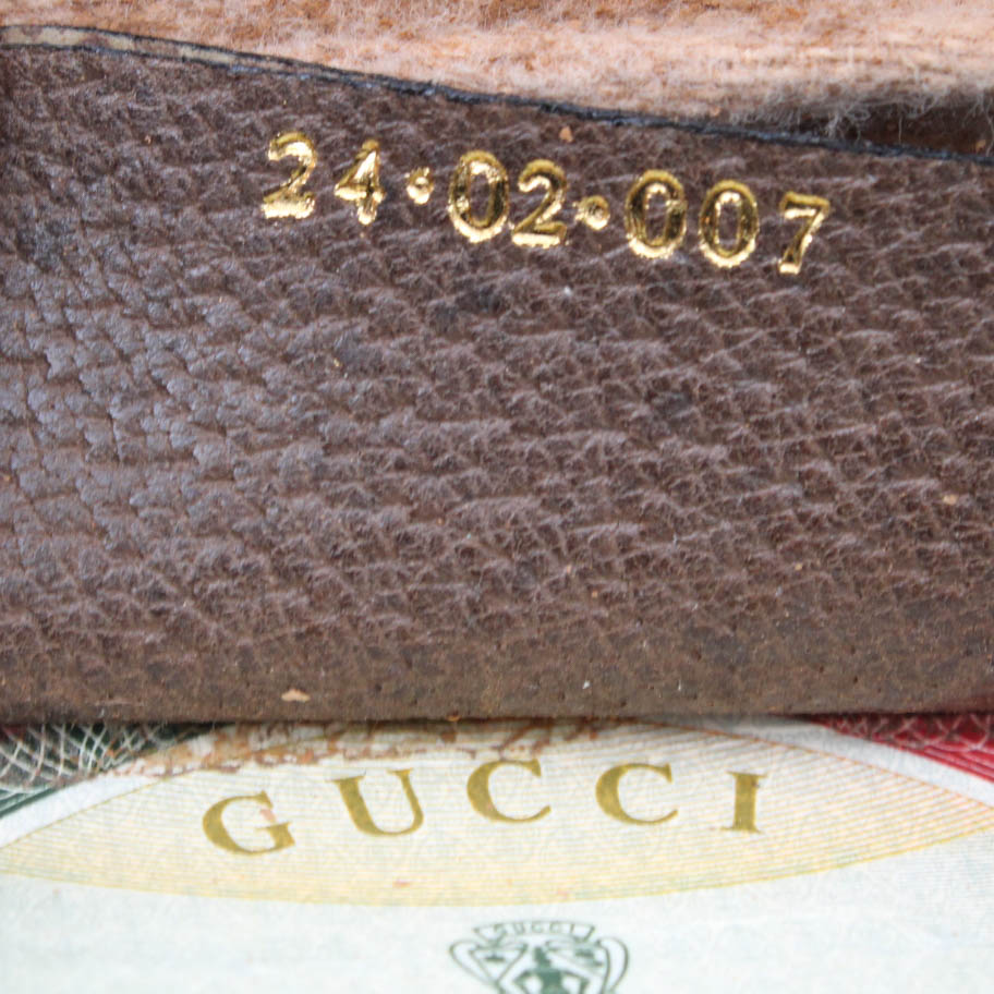 Vintage Gucci Brown Monogram Sherry Bag