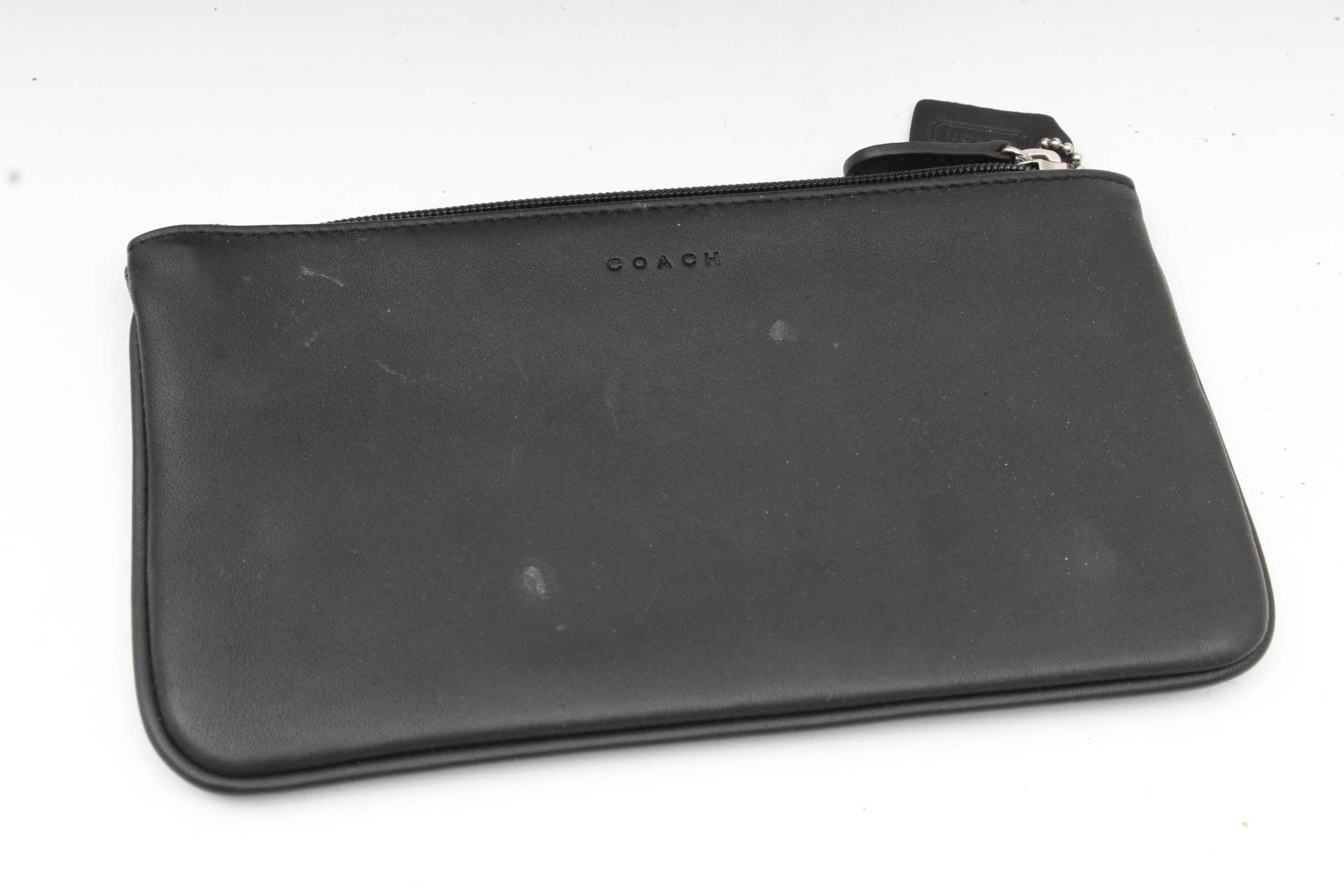 Coach Leather Trimmed Black Nylon Handbag with Accessories