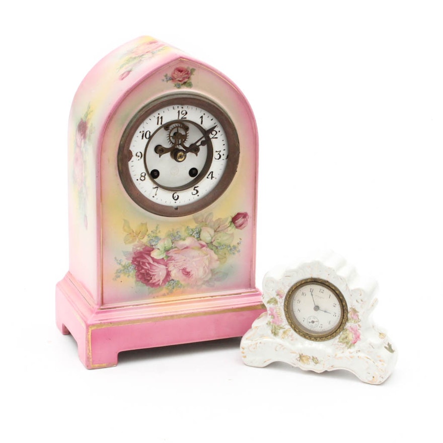 Porcelain Clocks including New Haven