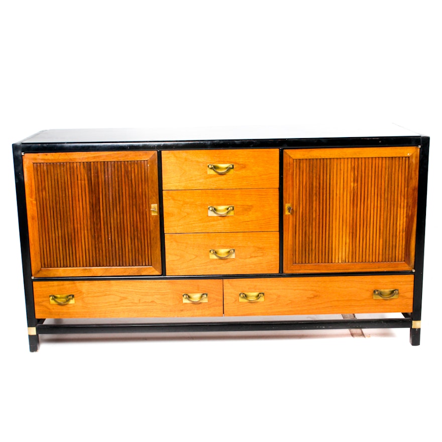Mid Century Teak Tung Si Buffet by Hickory Furniture