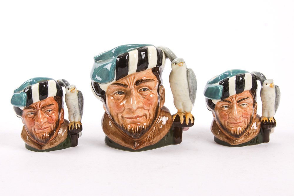 Vintage "The Falconer" Royal Doulton Toby Jug Collection