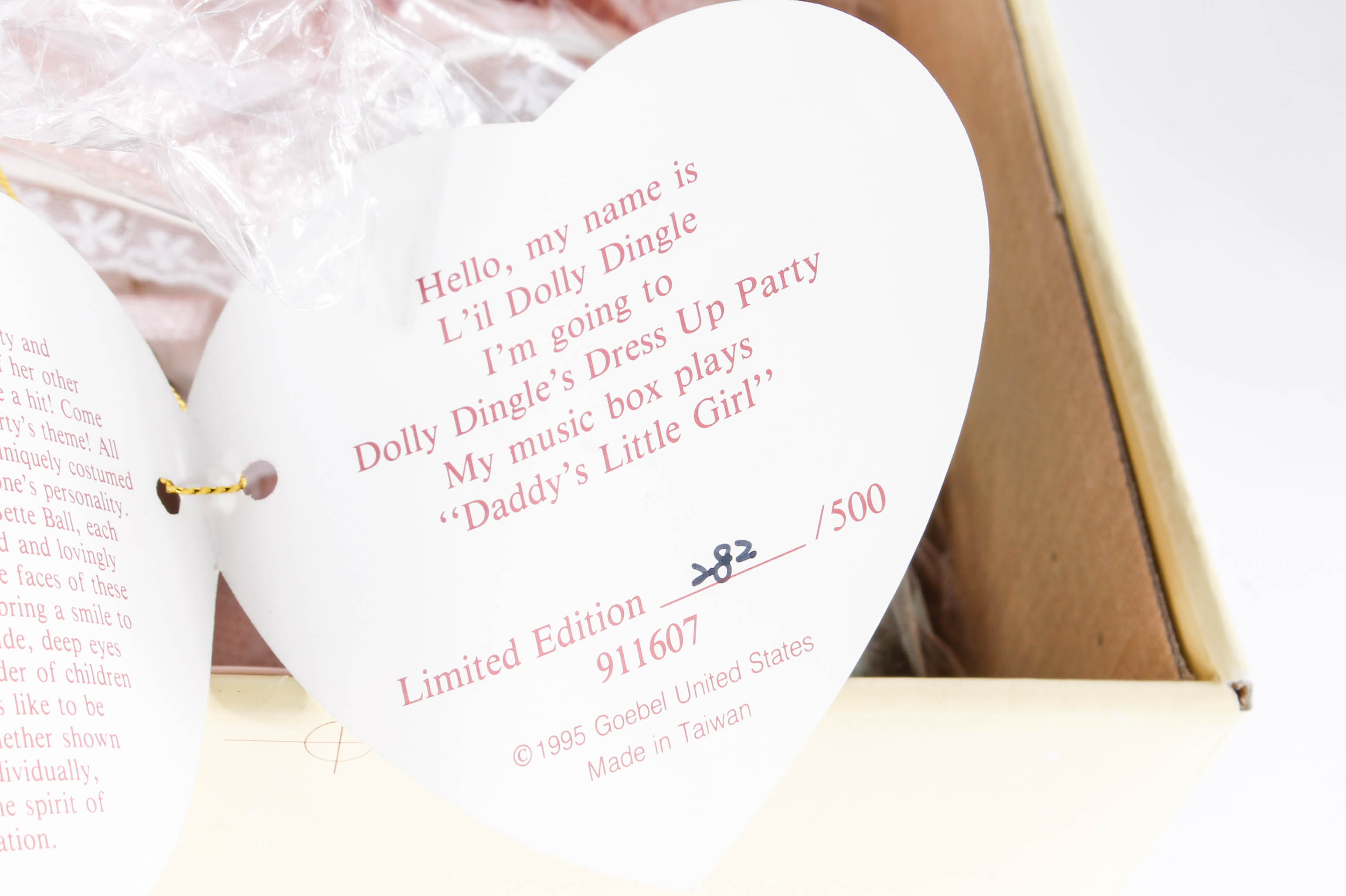 Vintage "L'il Dolly Dingle" by Bette Ball for Goebel