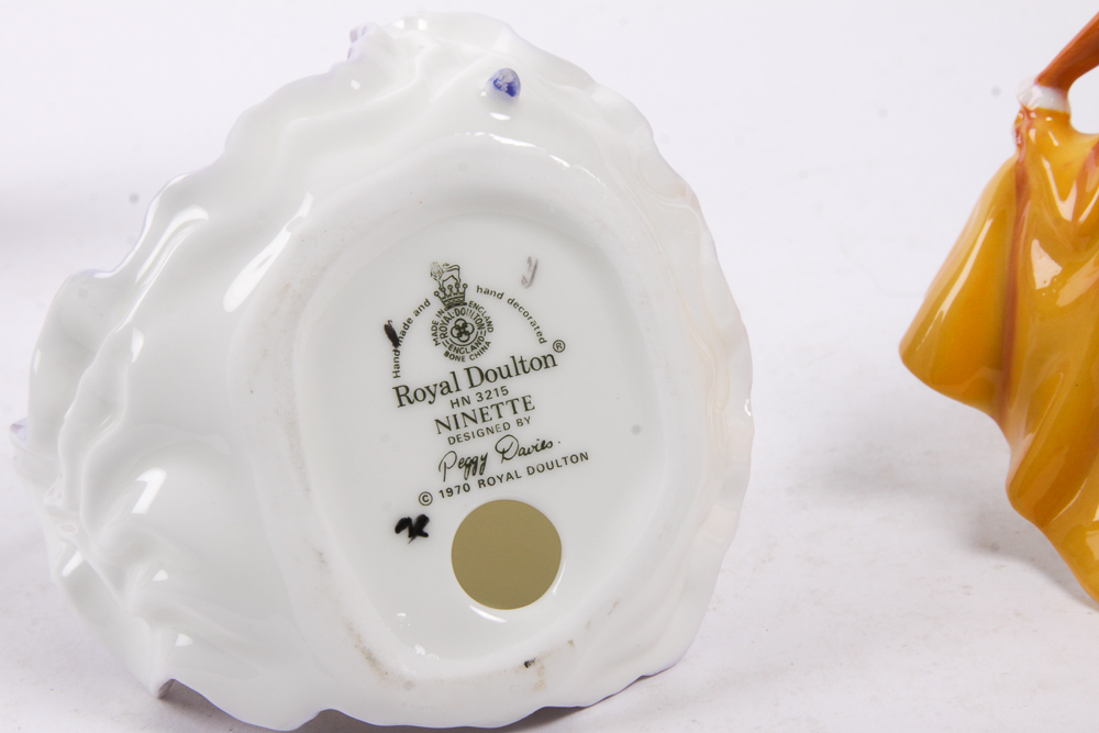 Vintage Royal Doulton Miniature Figurines of Women