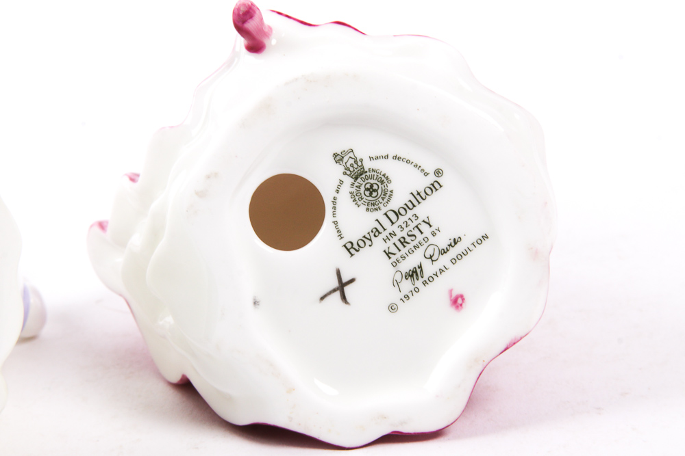 Vintage Royal Doulton Miniature Figurines of Women