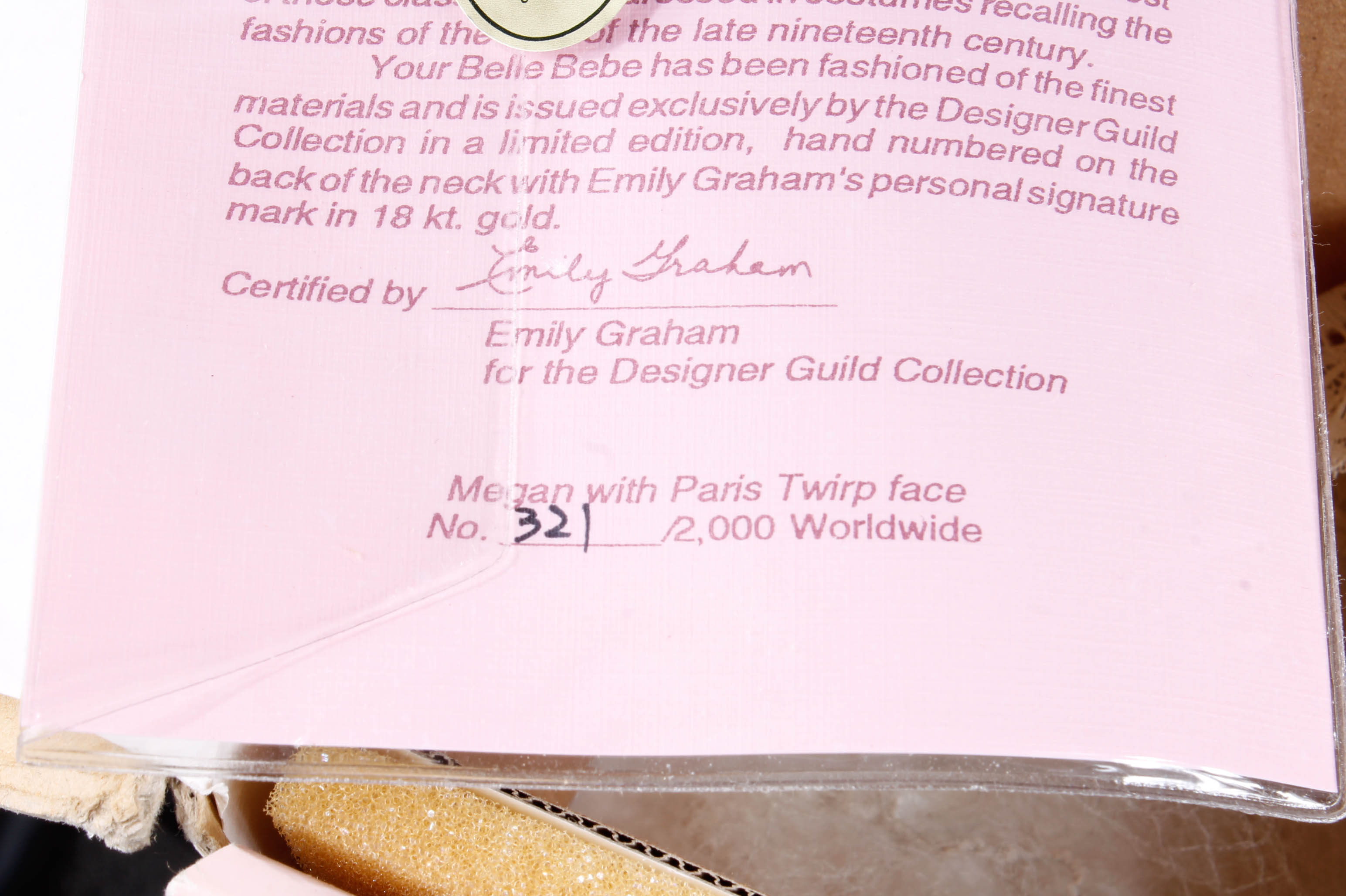 Belles Bébés Porcelain Doll