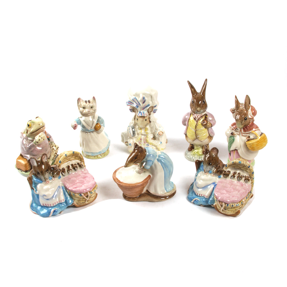 Collection of Vintage Beswick Beatrix Potter Figurines