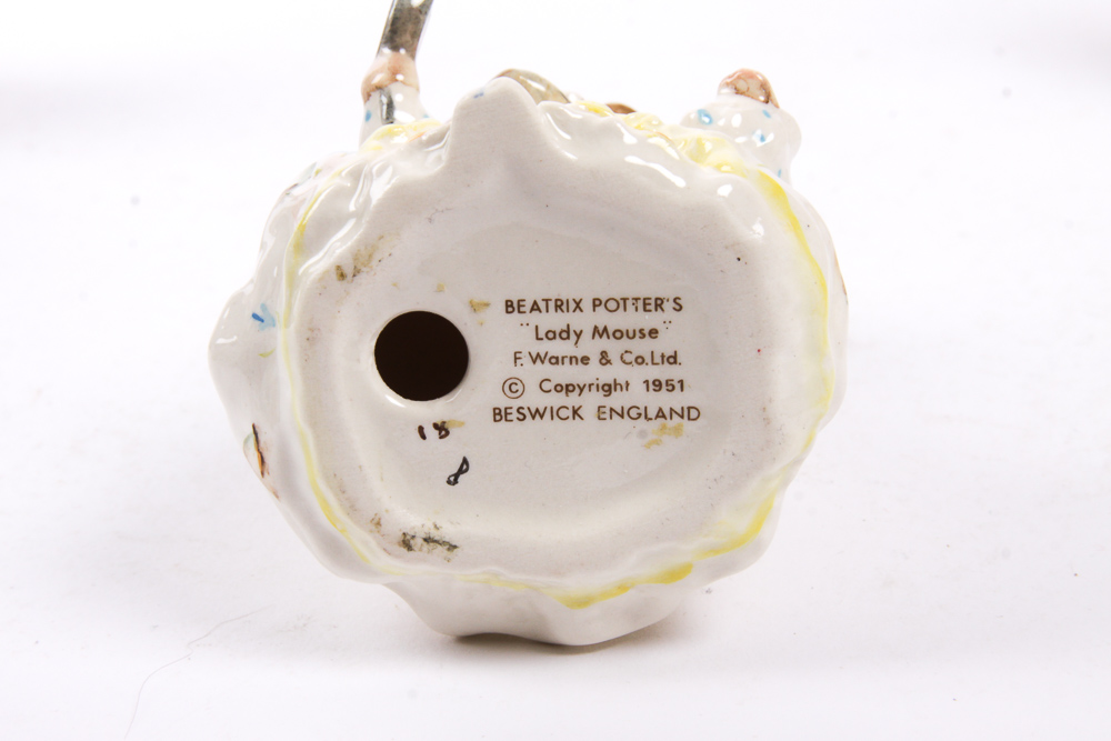 Collection of Vintage Beswick Beatrix Potter Figurines