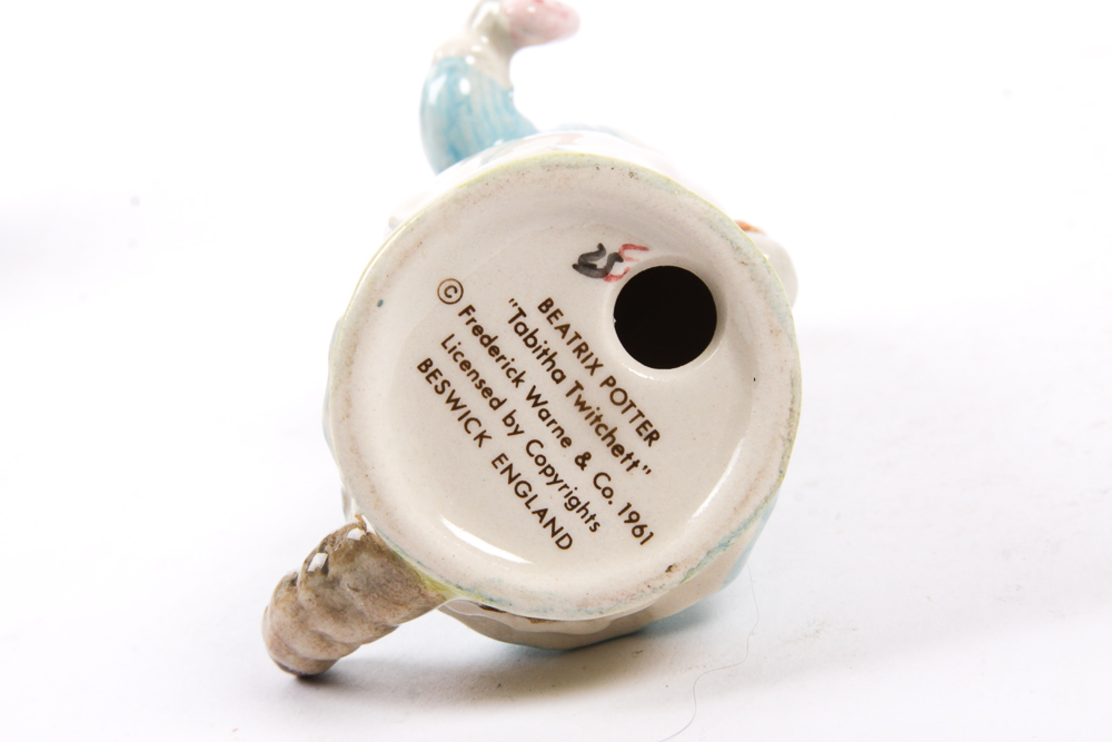 Collection of Vintage Beswick Beatrix Potter Figurines