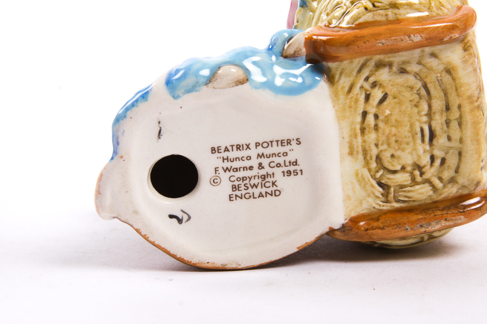 Collection of Vintage Beswick Beatrix Potter Figurines