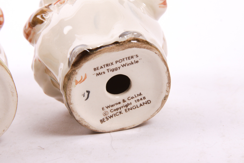 Collection of Vintage Beswick Beatrix Potter Figurines