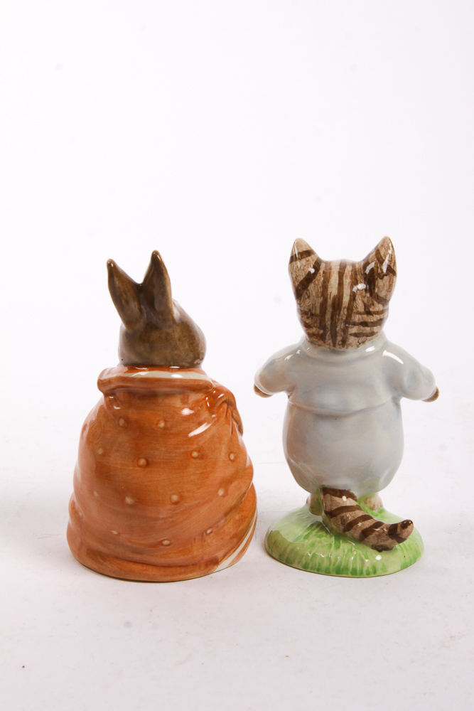 Collection of Vintage Beswick Beatrix Potter Figurines