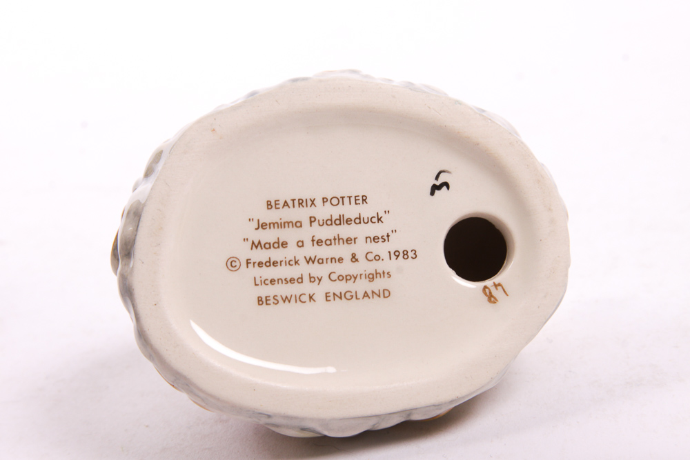 Collection of Vintage Beswick Beatrix Potter Figurines