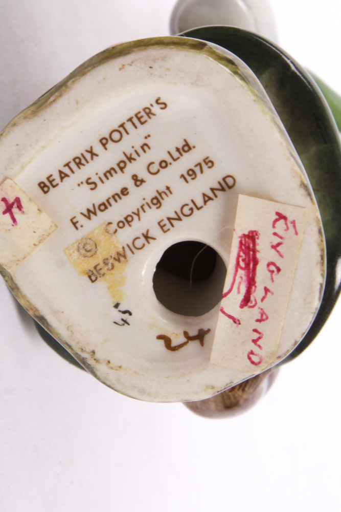 Collection of Vintage Beswick Beatrix Potter Figurines