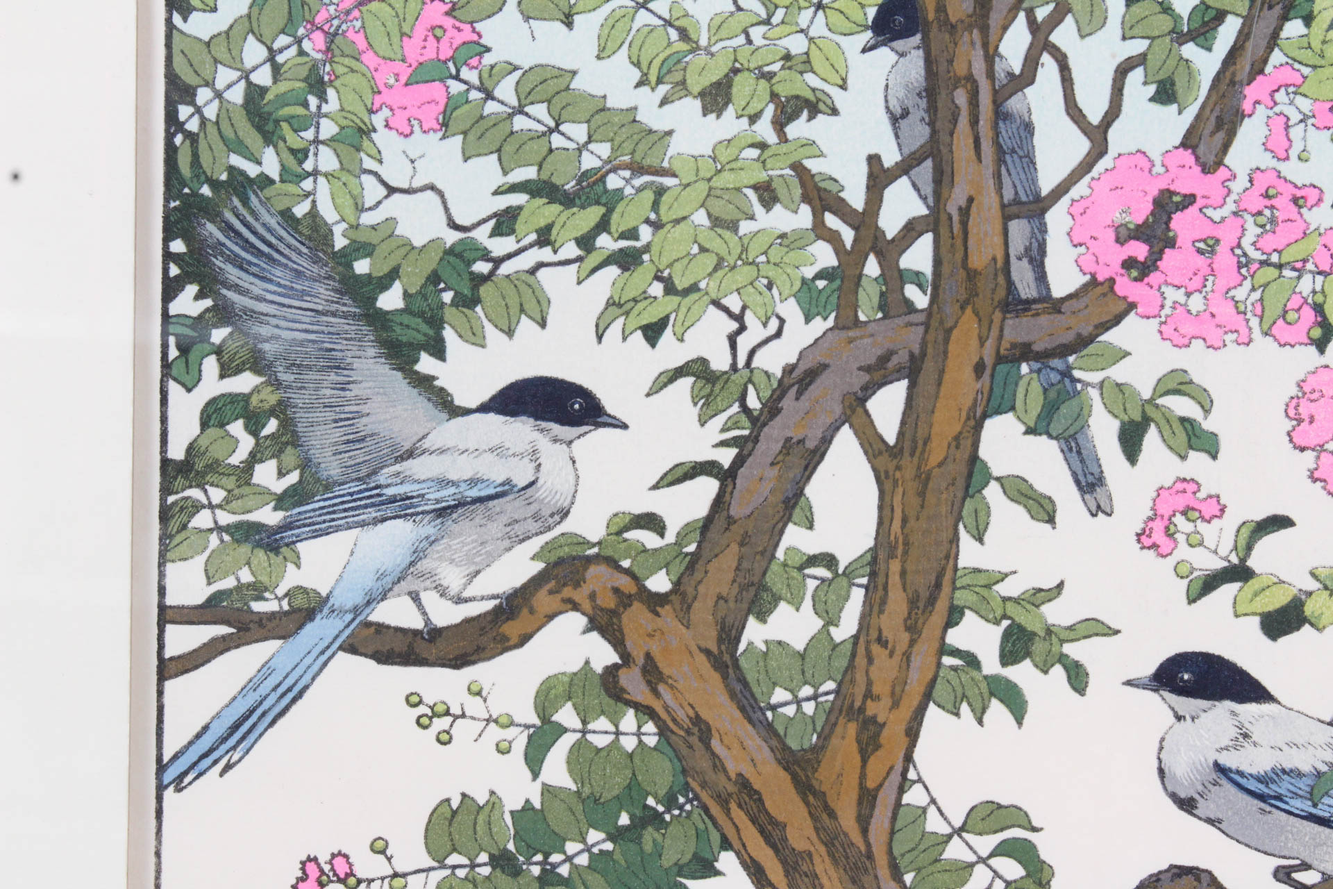 Toshi Yoshida Woodblock Prints "Birds of the Seasons" by Franklin Mint