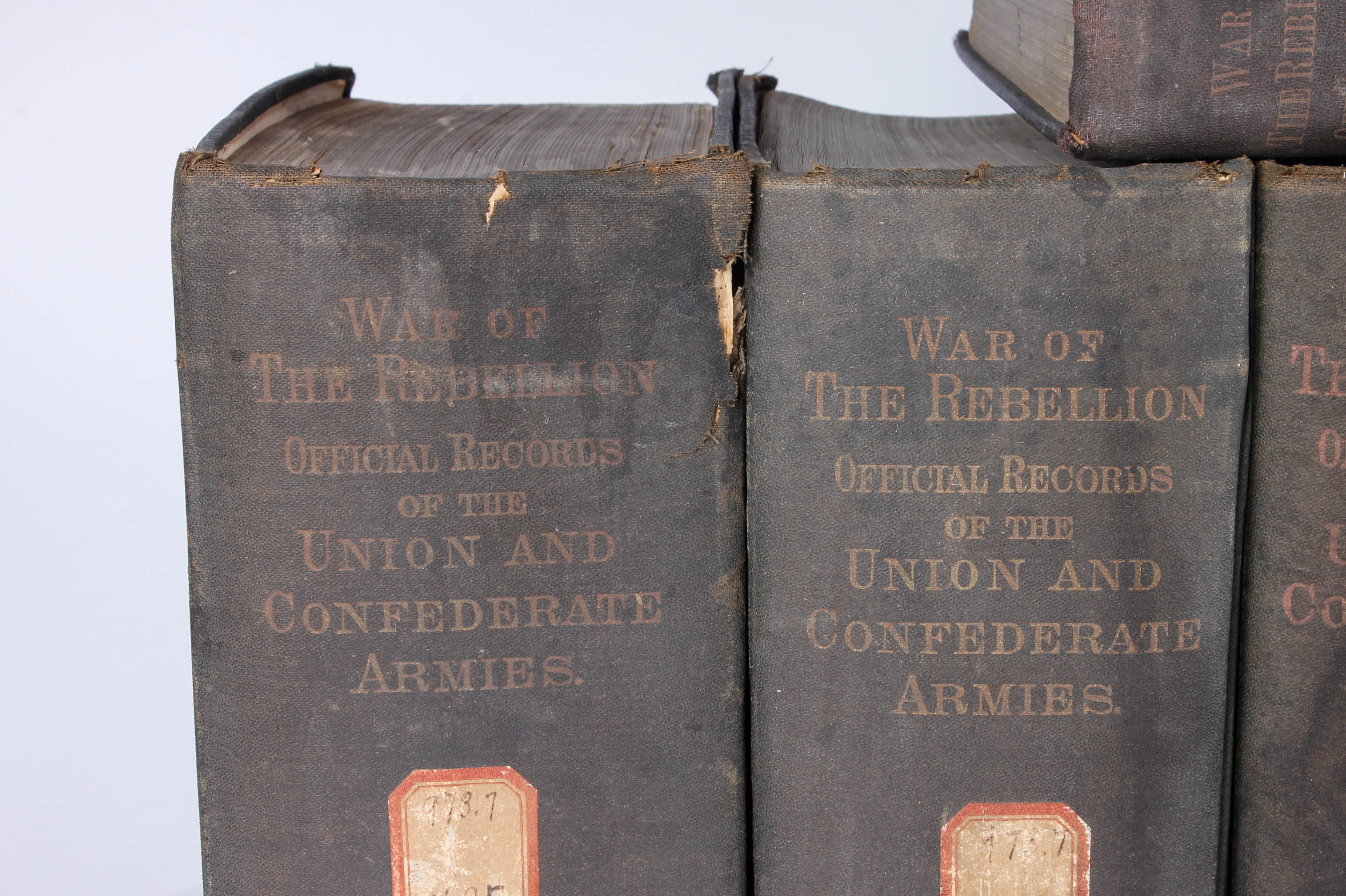 Antique Civil War Books "War of the Rebellion"