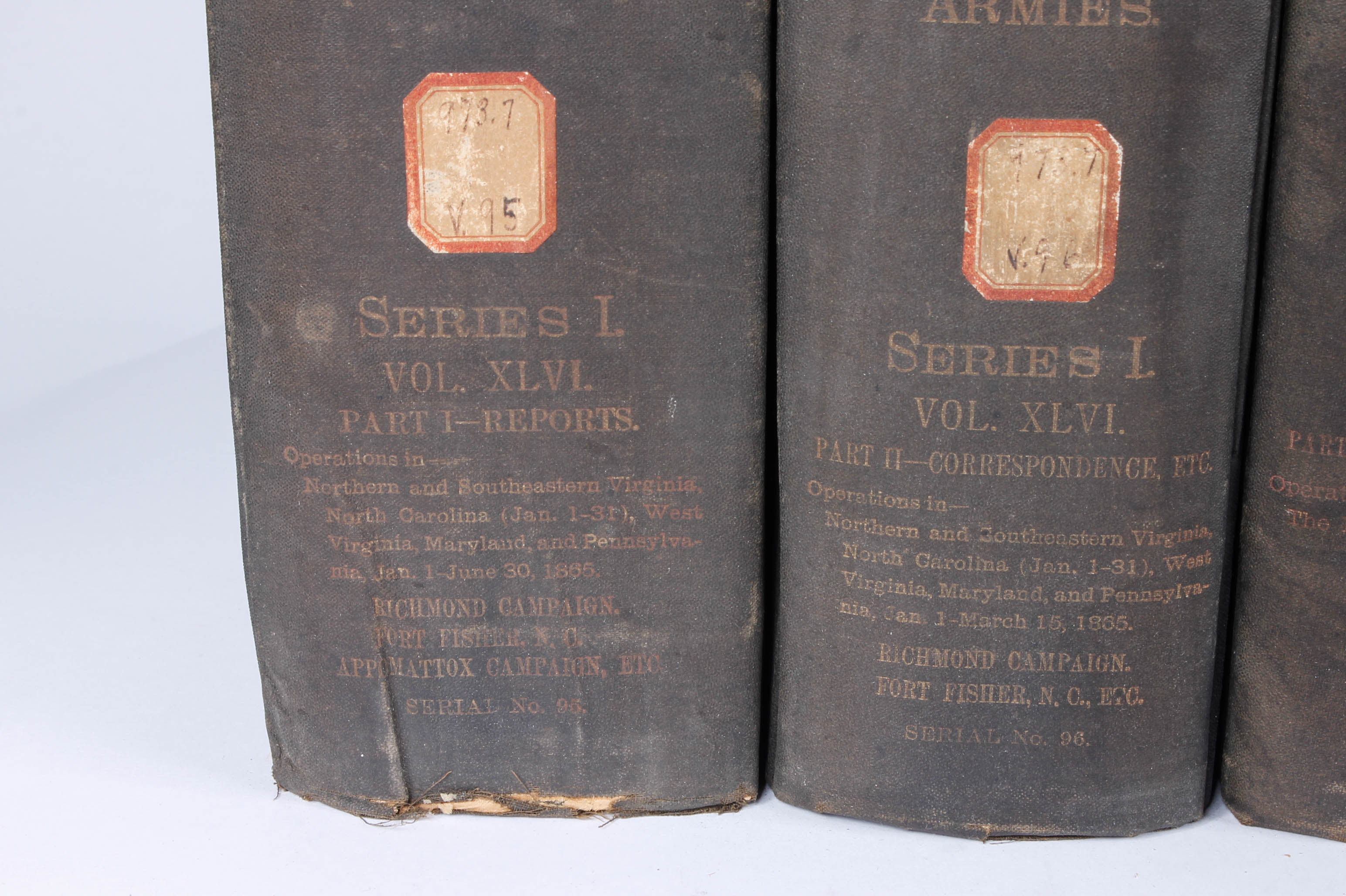 Antique Civil War Books "War of the Rebellion"