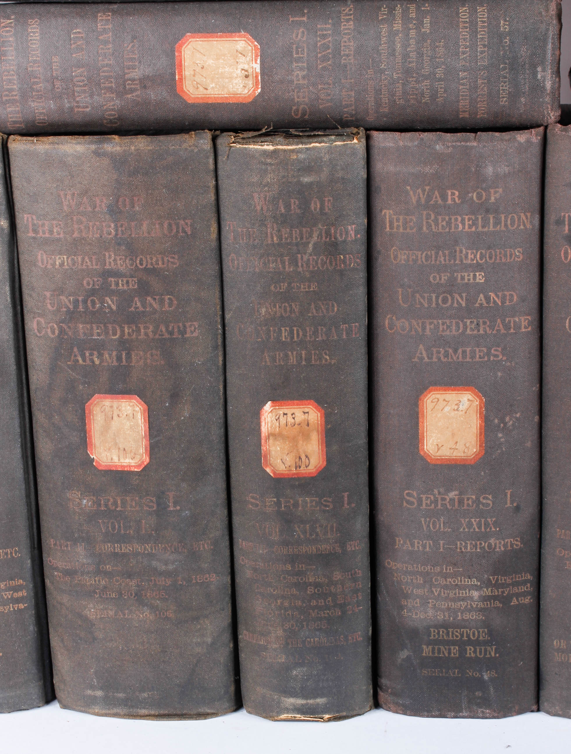 Antique Civil War Books "War of the Rebellion"