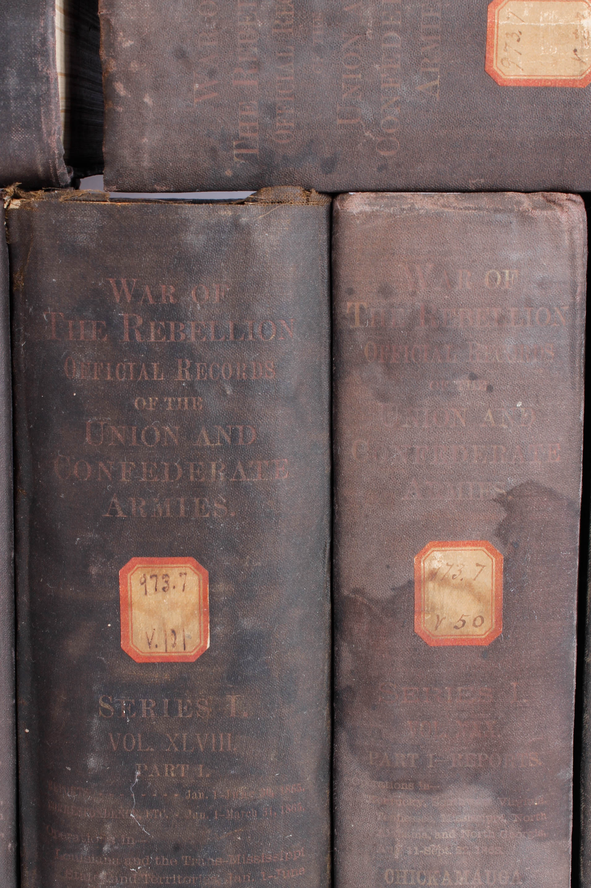 Antique Civil War Books "War of the Rebellion"